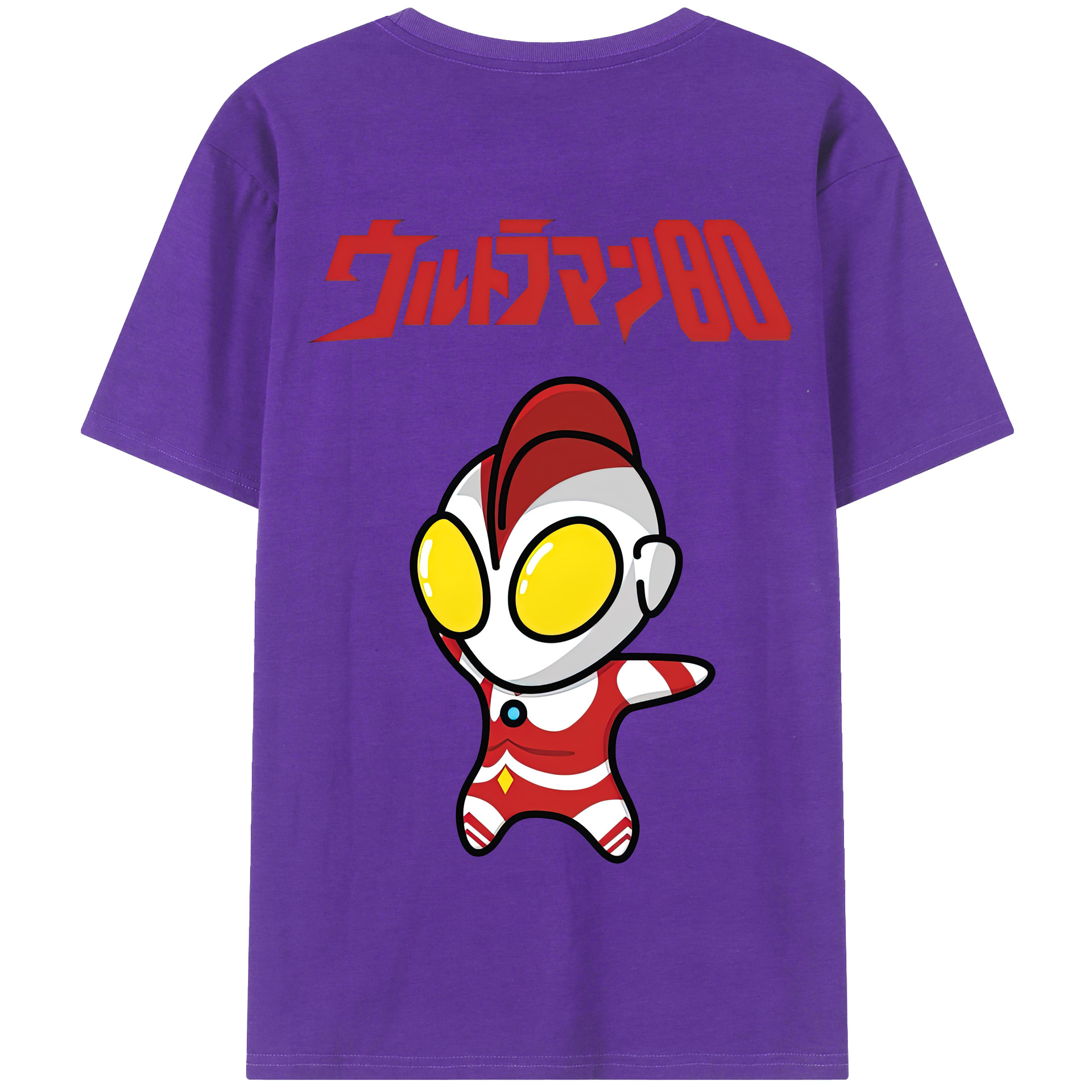 （画像用） ウルトラマン Ultraman 綿100％半袖Tシャツ（背面プリント）