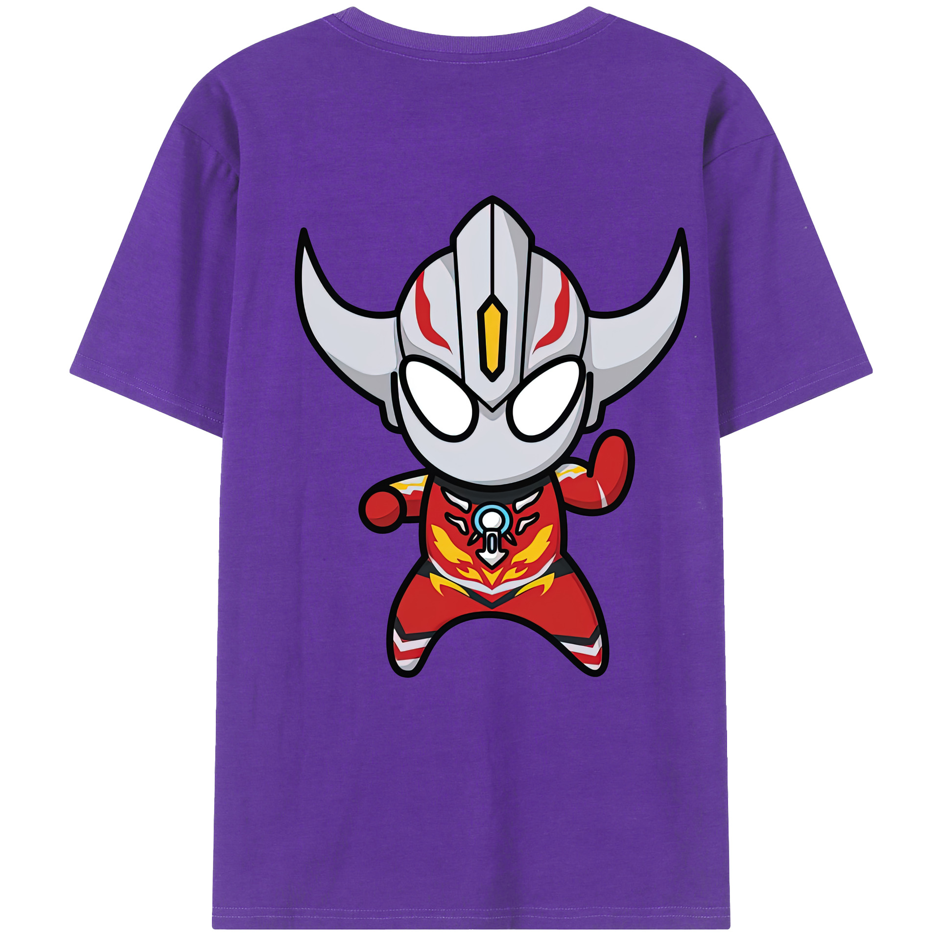（画像用） ウルトラマン Ultraman 綿100％半袖Tシャツ（背面プリント）