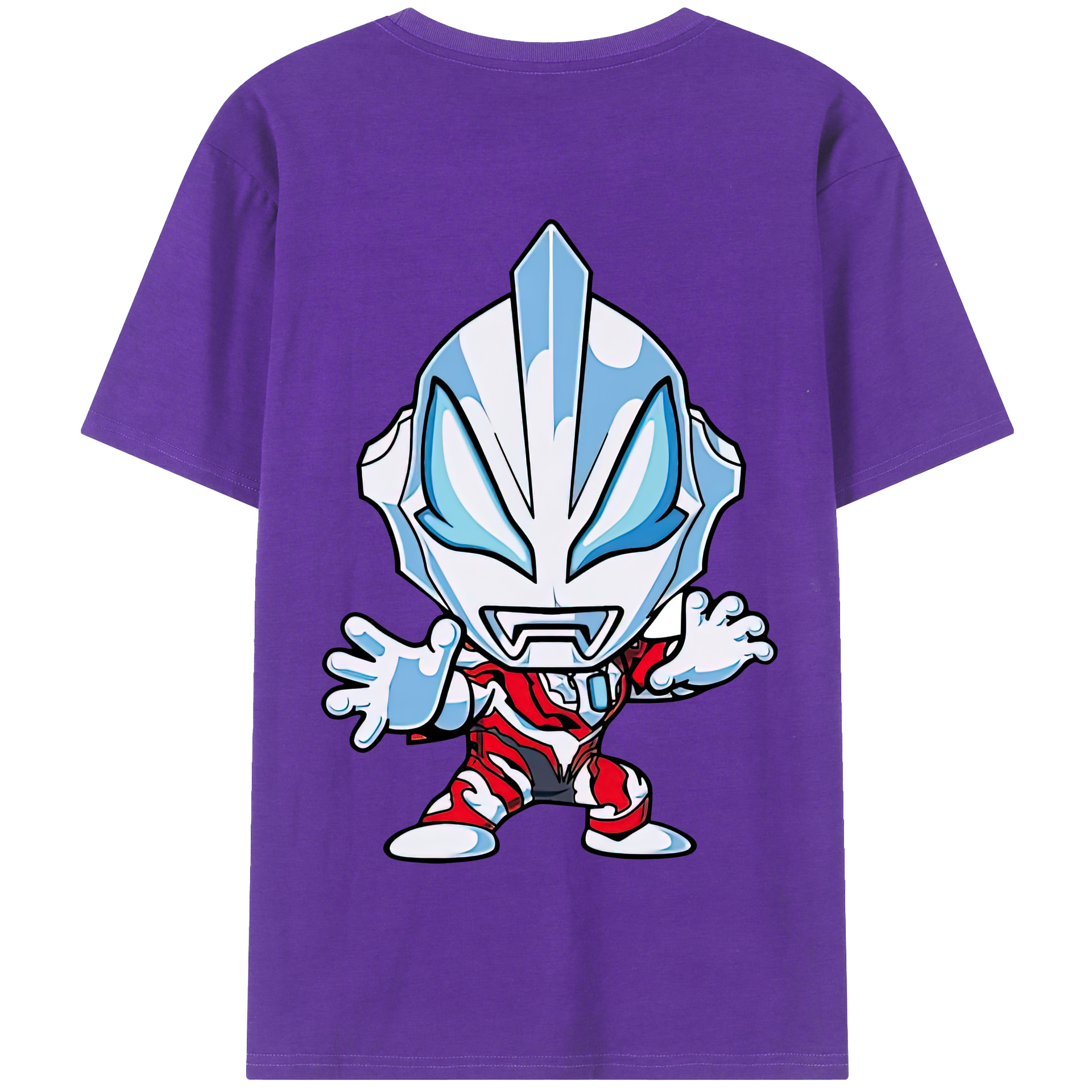 （画像用） ウルトラマン Ultraman 綿100％半袖Tシャツ（背面プリント）