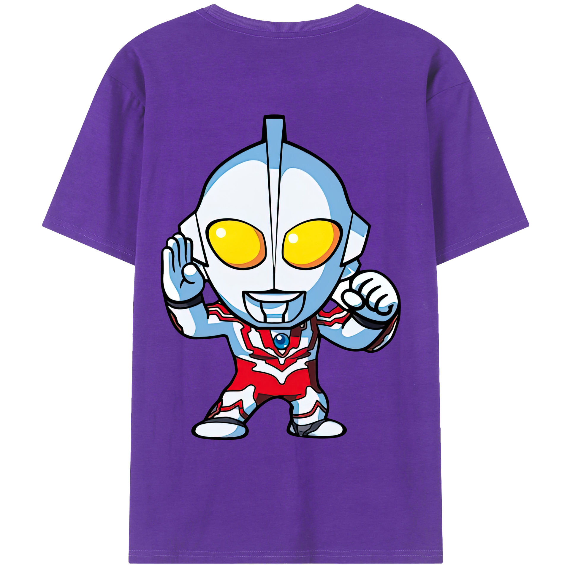 （画像用） ウルトラマン Ultraman 綿100％半袖Tシャツ（背面プリント）