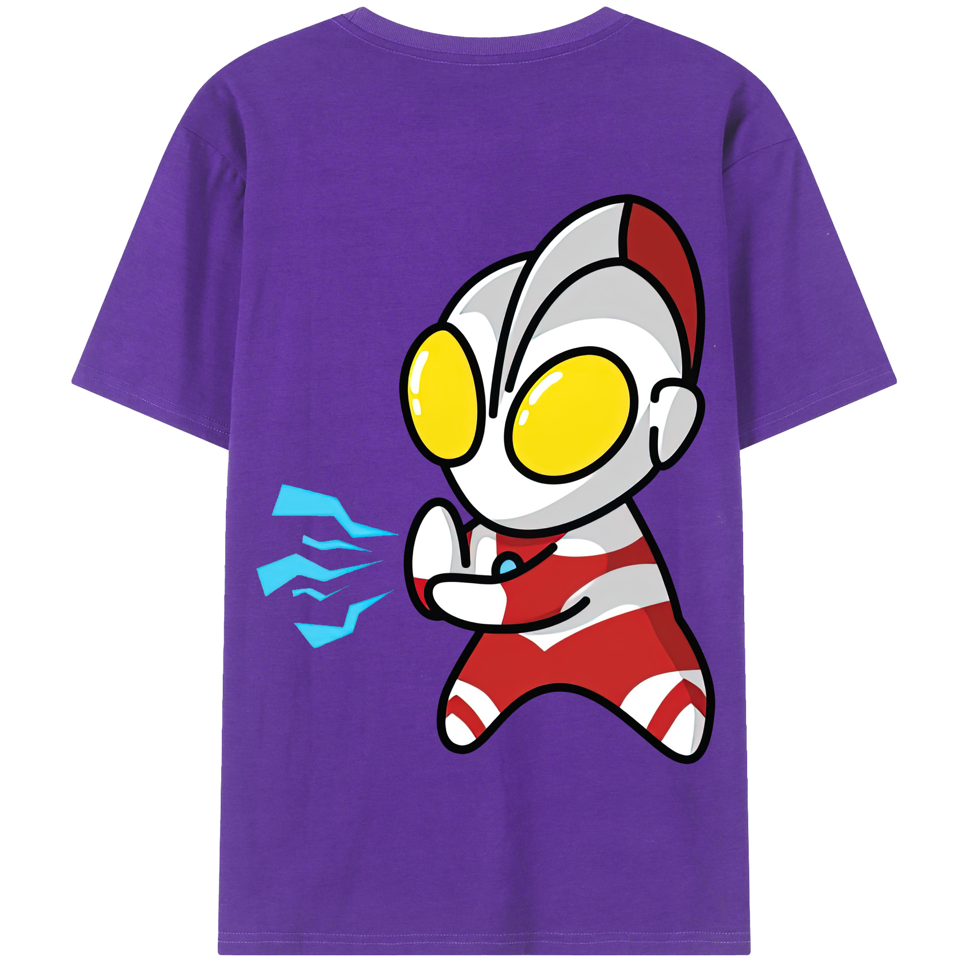 （画像用） ウルトラマン Ultraman 綿100％半袖Tシャツ（背面プリント）