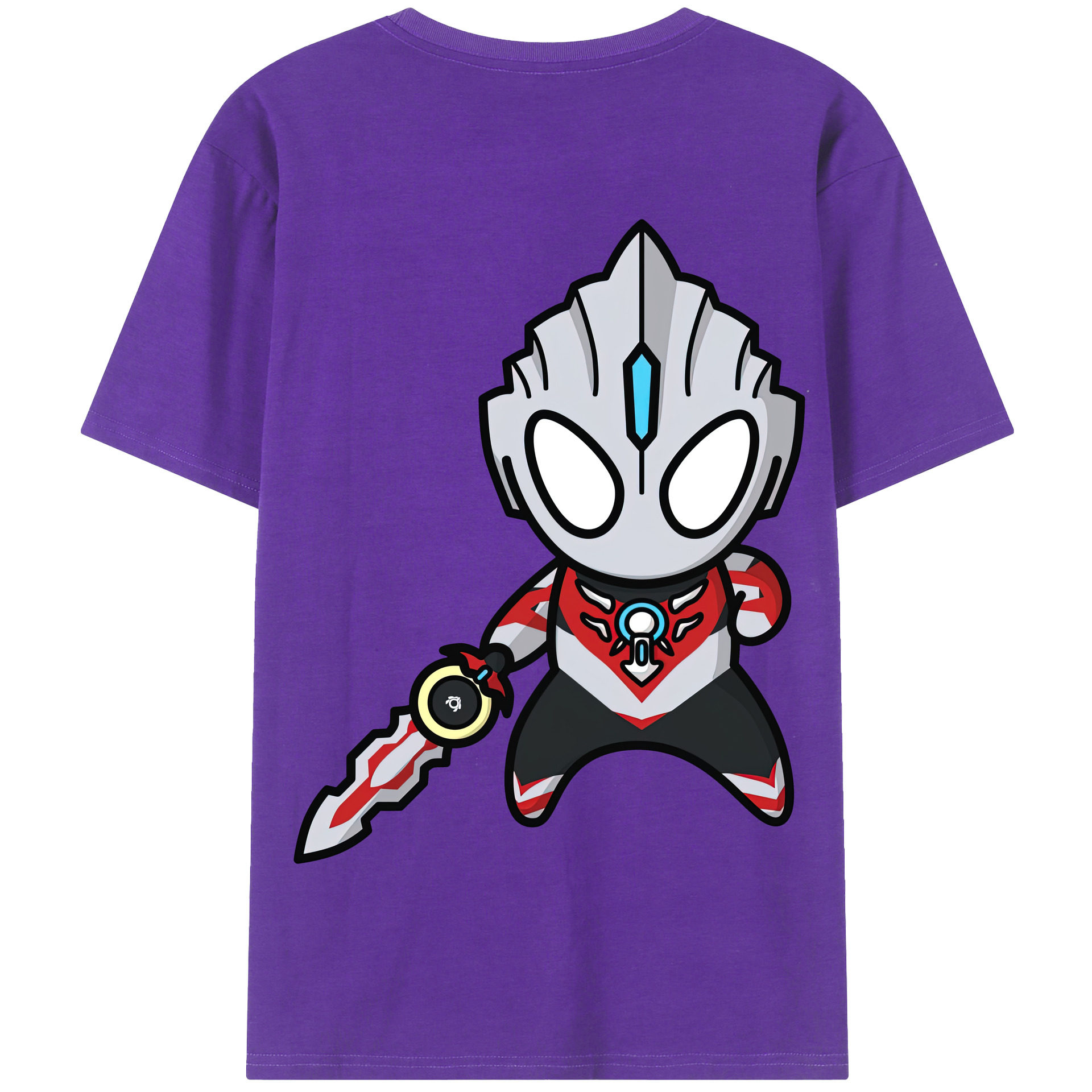 （画像用） ウルトラマン Ultraman 綿100％半袖Tシャツ（背面プリント）