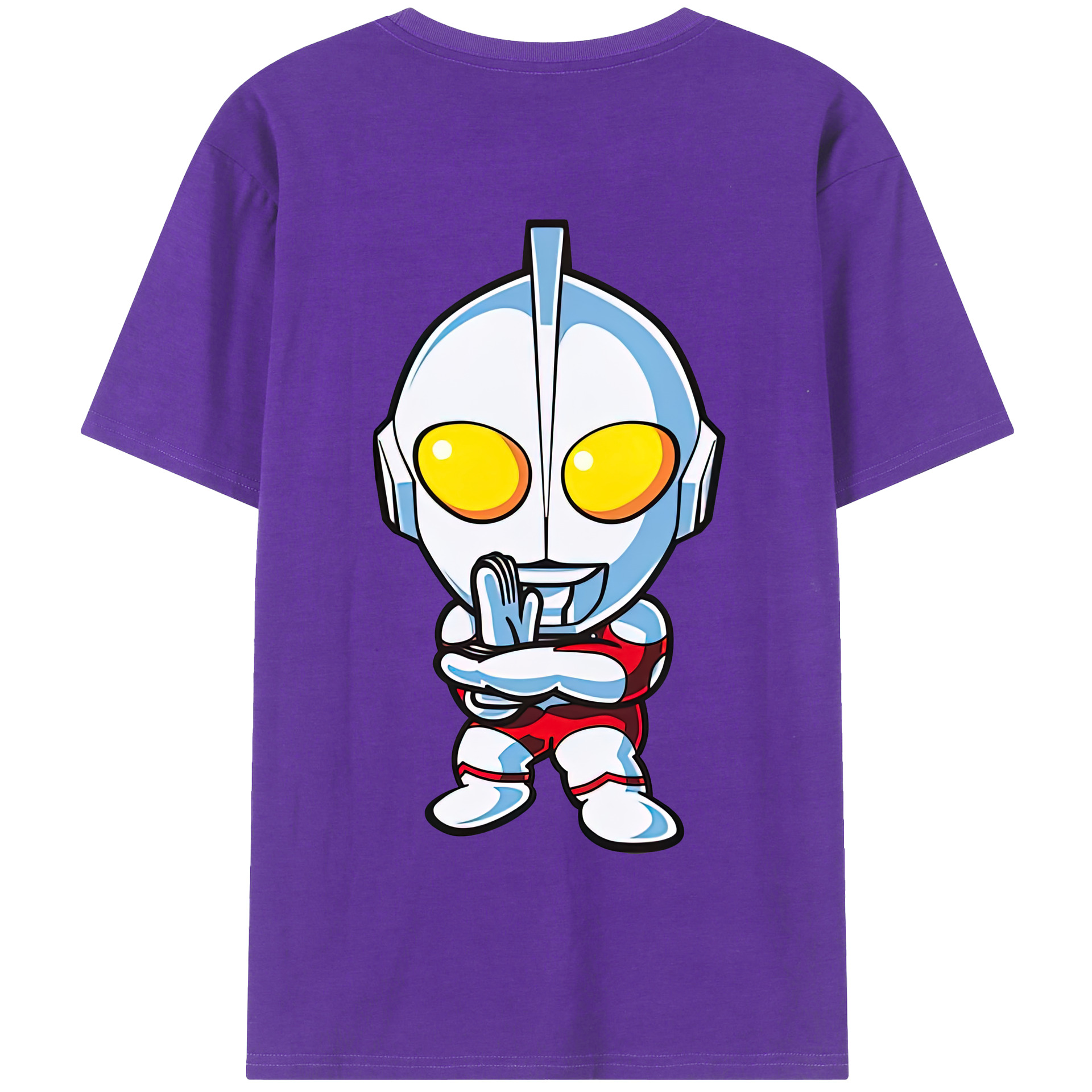（画像用） ウルトラマン Ultraman 綿100％半袖Tシャツ（背面プリント）
