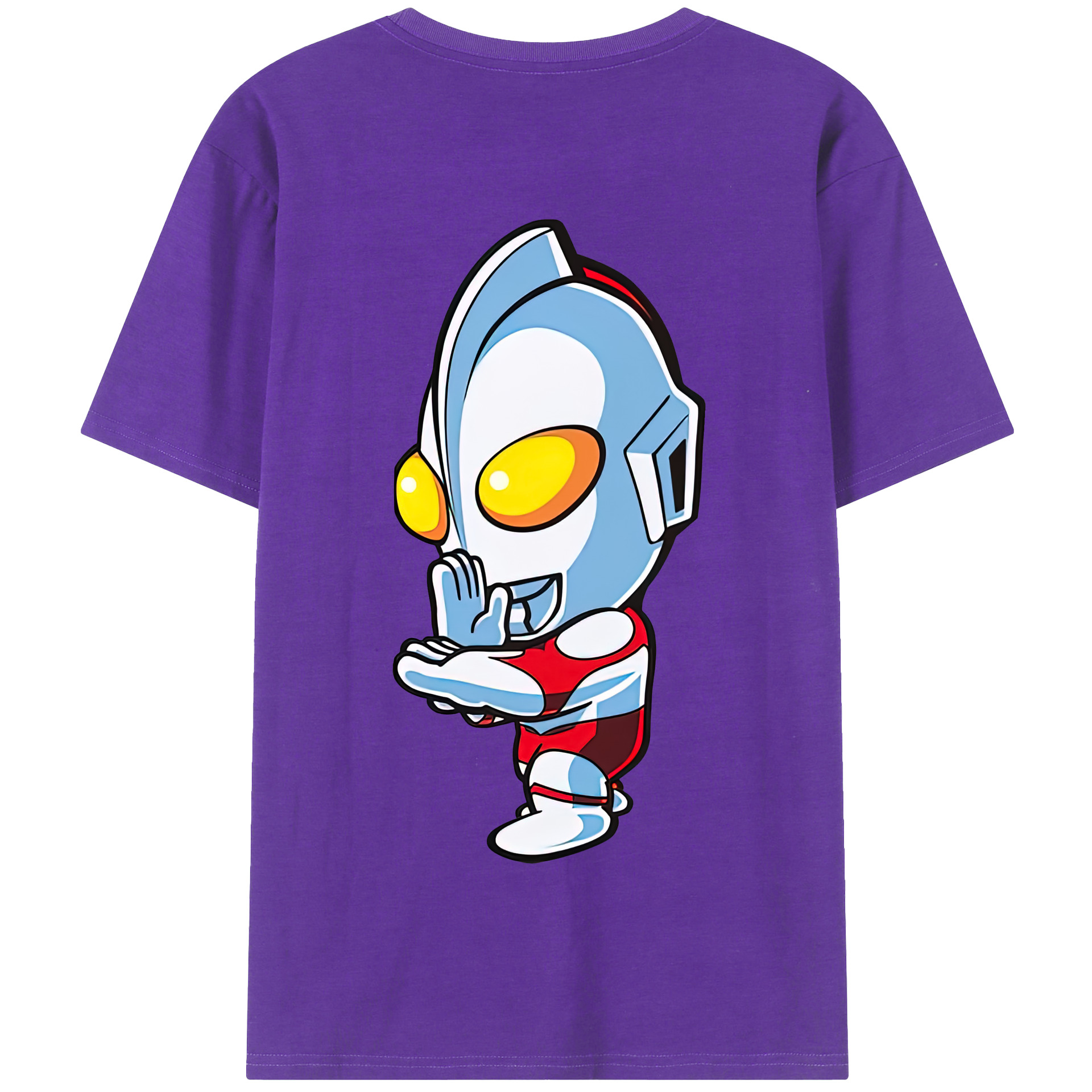 （画像用） ウルトラマン Ultraman 綿100％半袖Tシャツ（背面プリント）