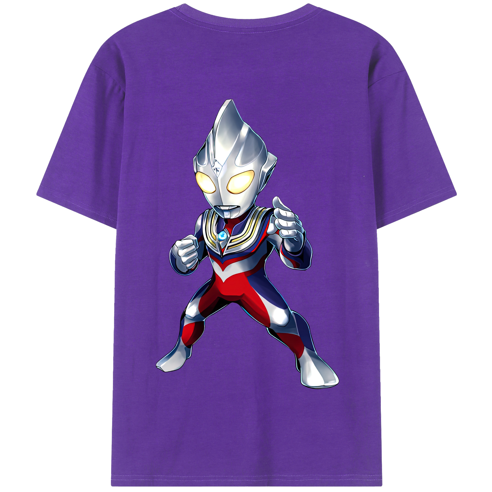 （画像用） ウルトラマン Ultraman 綿100％半袖Tシャツ（背面プリント）