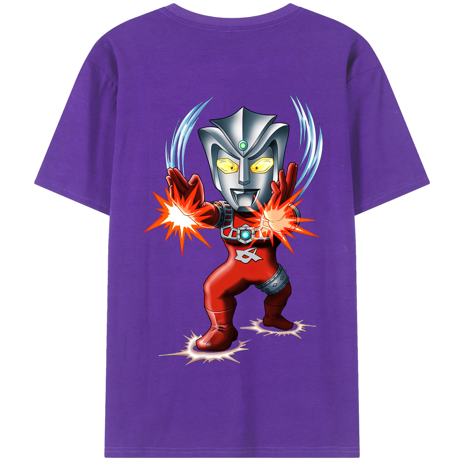（画像用） ウルトラマン Ultraman 綿100％半袖Tシャツ（背面プリント）