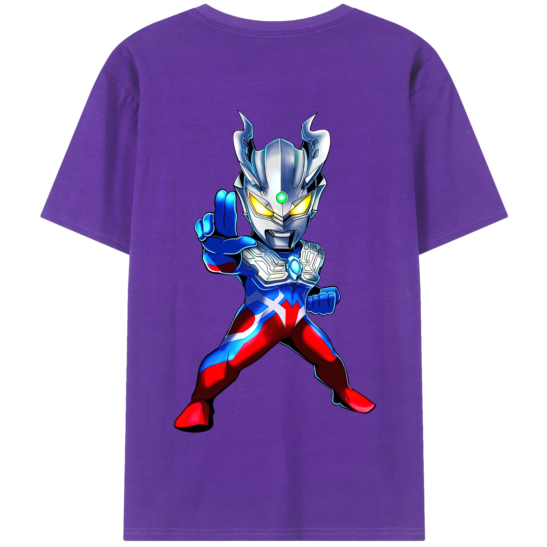 （画像用） ウルトラマン Ultraman 綿100％半袖Tシャツ（背面プリント）