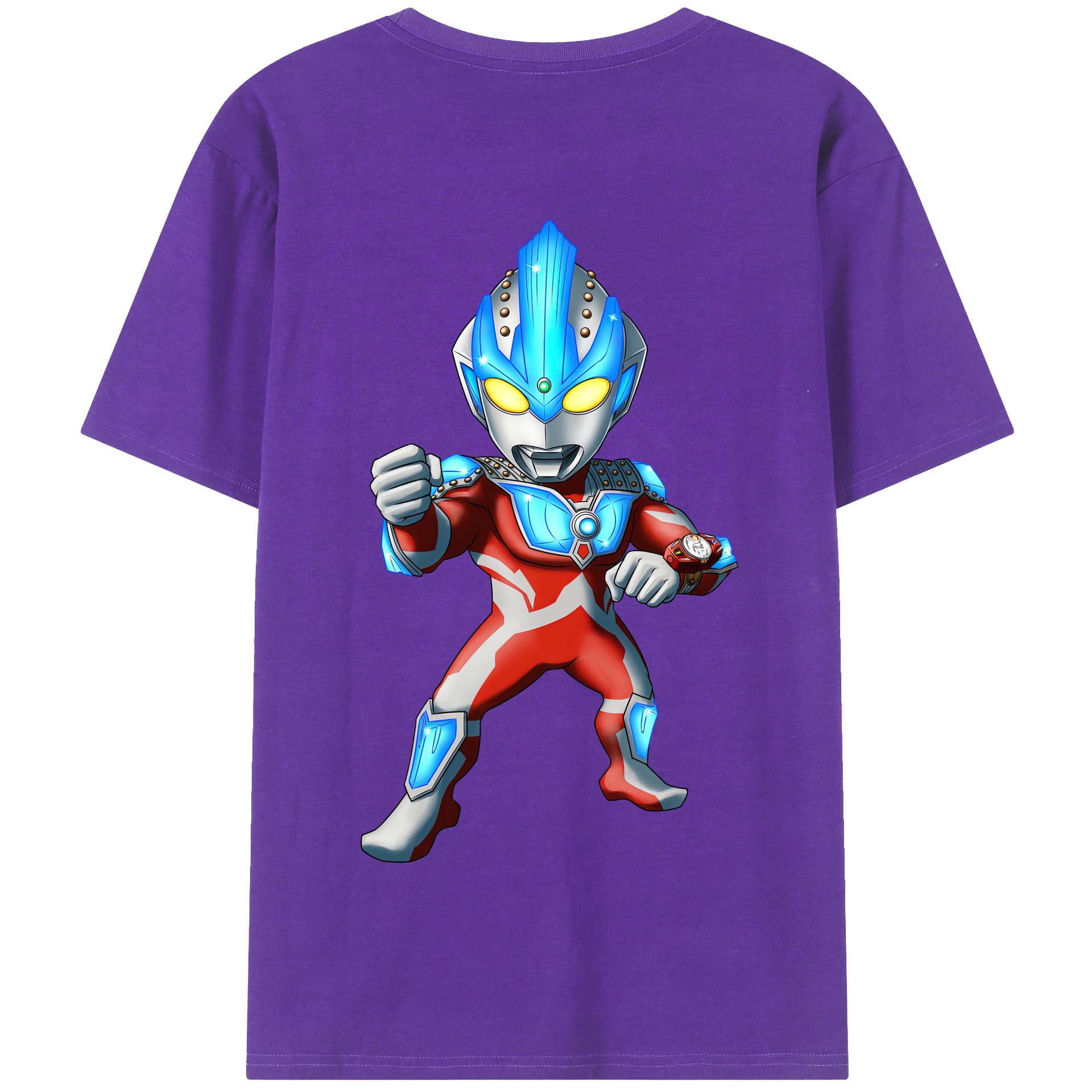 （画像用） ウルトラマン Ultraman 綿100％半袖Tシャツ（背面プリント）