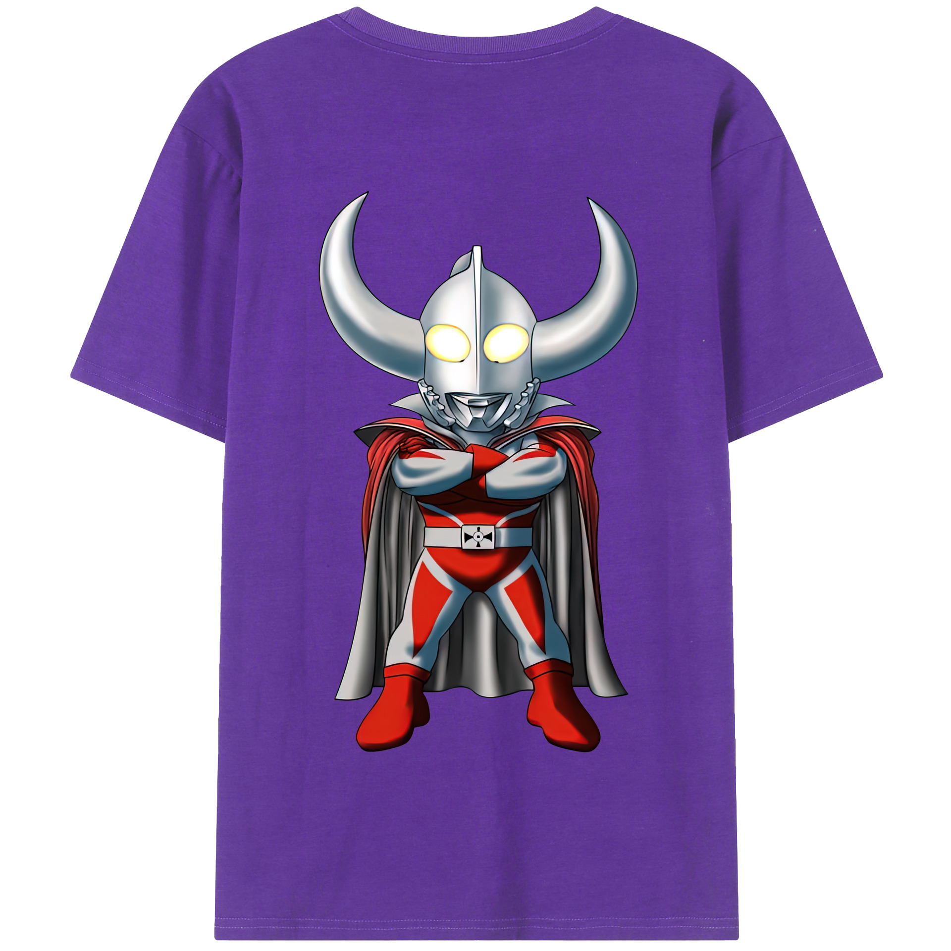 （画像用） ウルトラマン Ultraman 綿100％半袖Tシャツ（背面プリント）