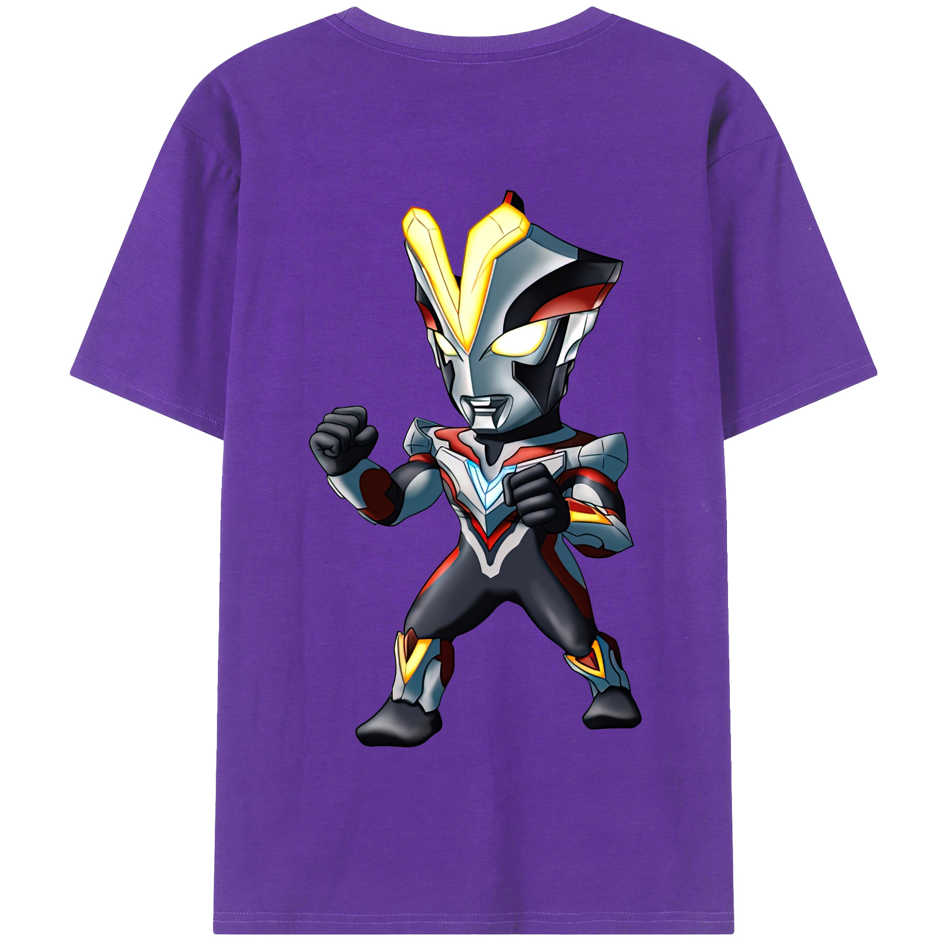 （画像用） ウルトラマン Ultraman 綿100％半袖Tシャツ（背面プリント）