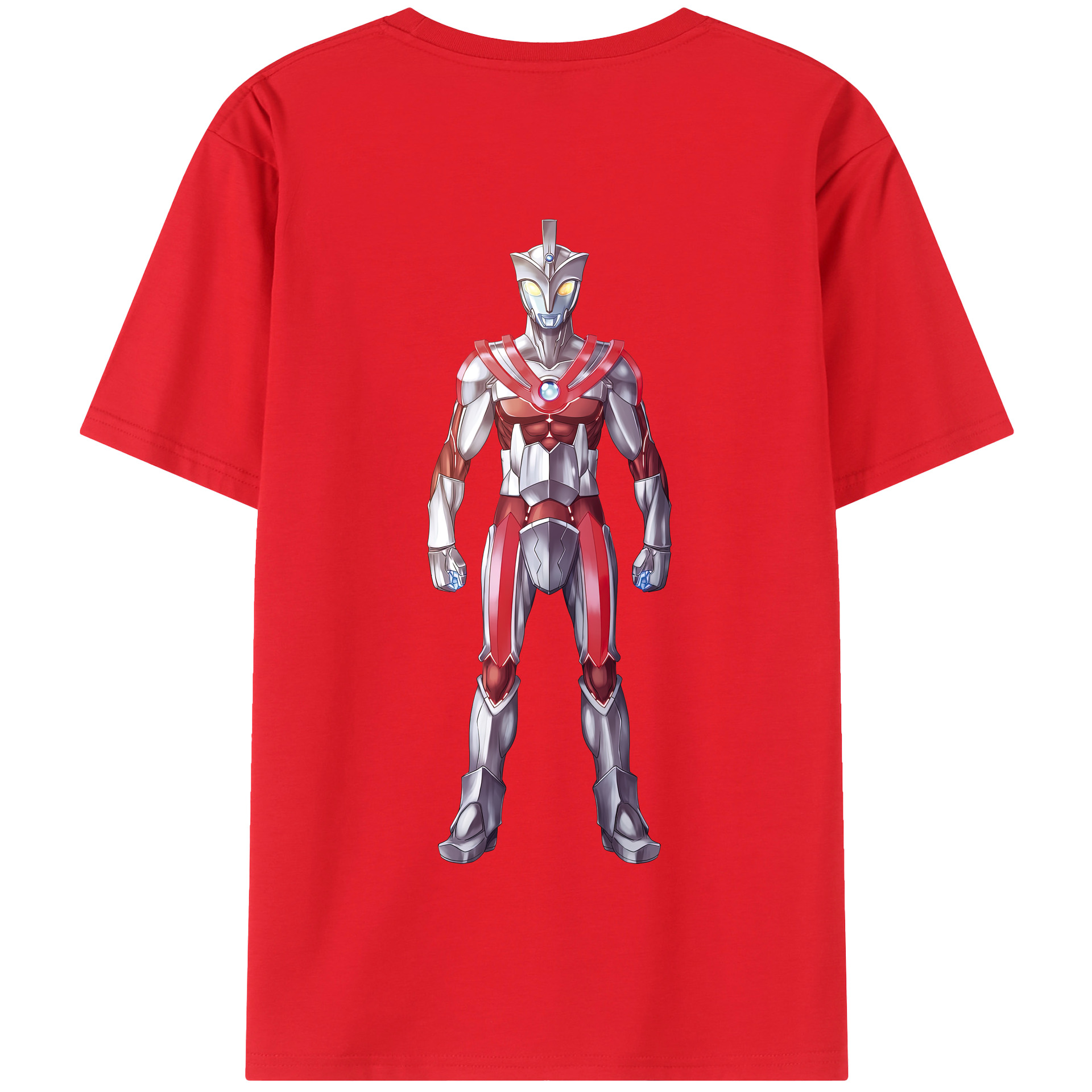 （画像用） ウルトラマン Ultraman 綿100％半袖Tシャツ（背面プリント）
