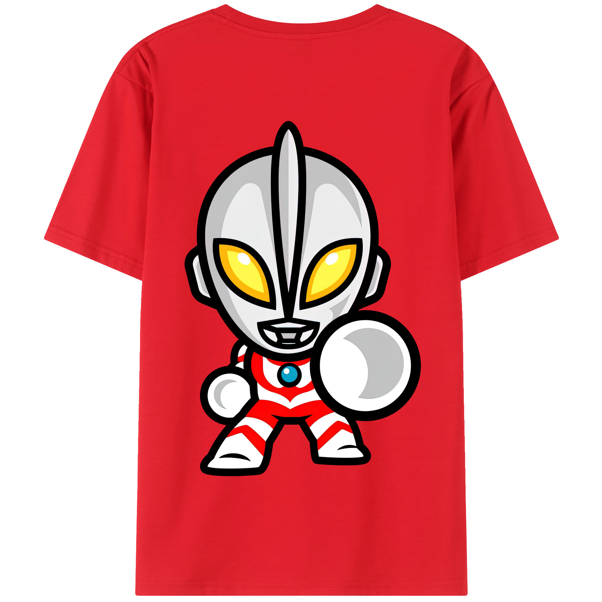 （画像用） ウルトラマン Ultraman 綿100％半袖Tシャツ（背面プリント）