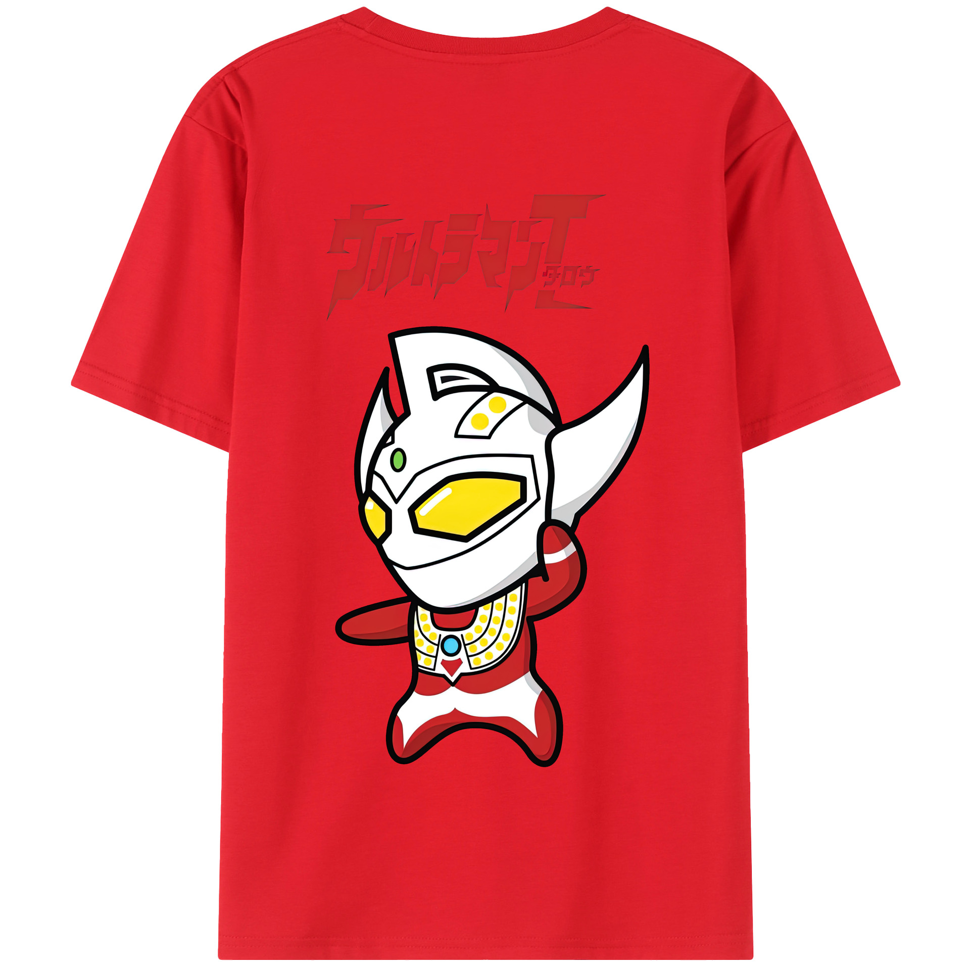 （画像用） ウルトラマン Ultraman 綿100％半袖Tシャツ（背面プリント）
