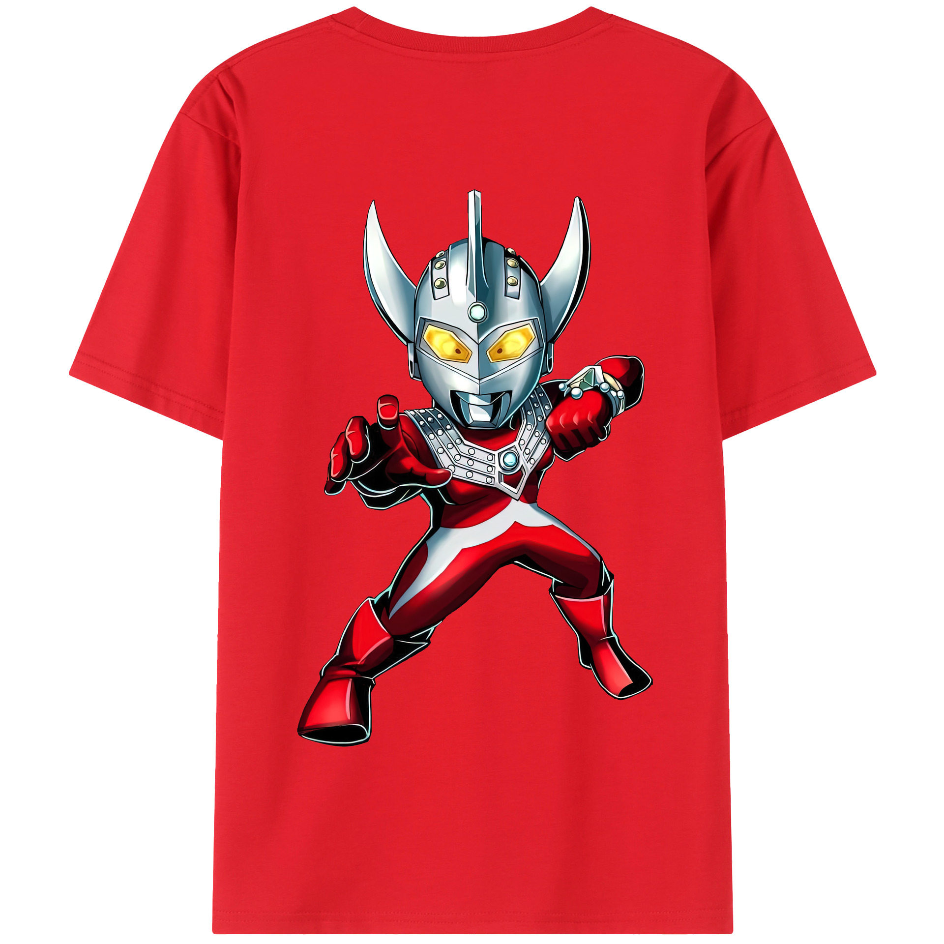 （画像用） ウルトラマン Ultraman 綿100％半袖Tシャツ（背面プリント）
