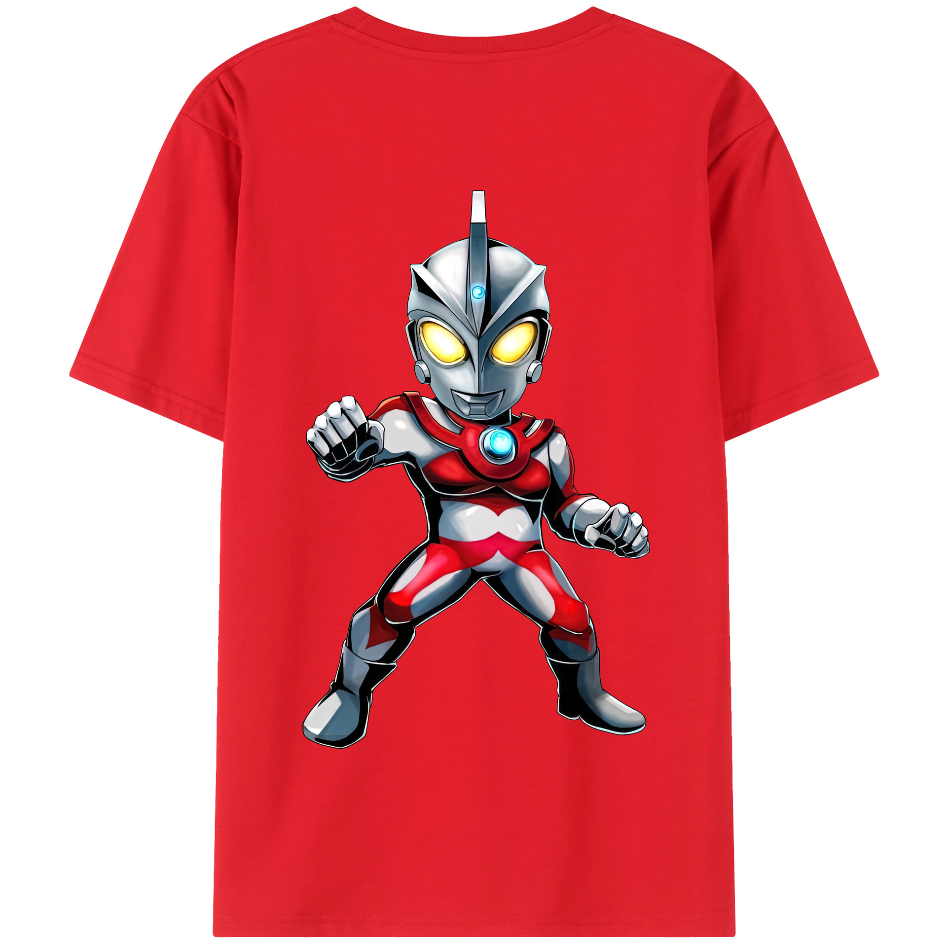 （画像用） ウルトラマン Ultraman 綿100％半袖Tシャツ（背面プリント）