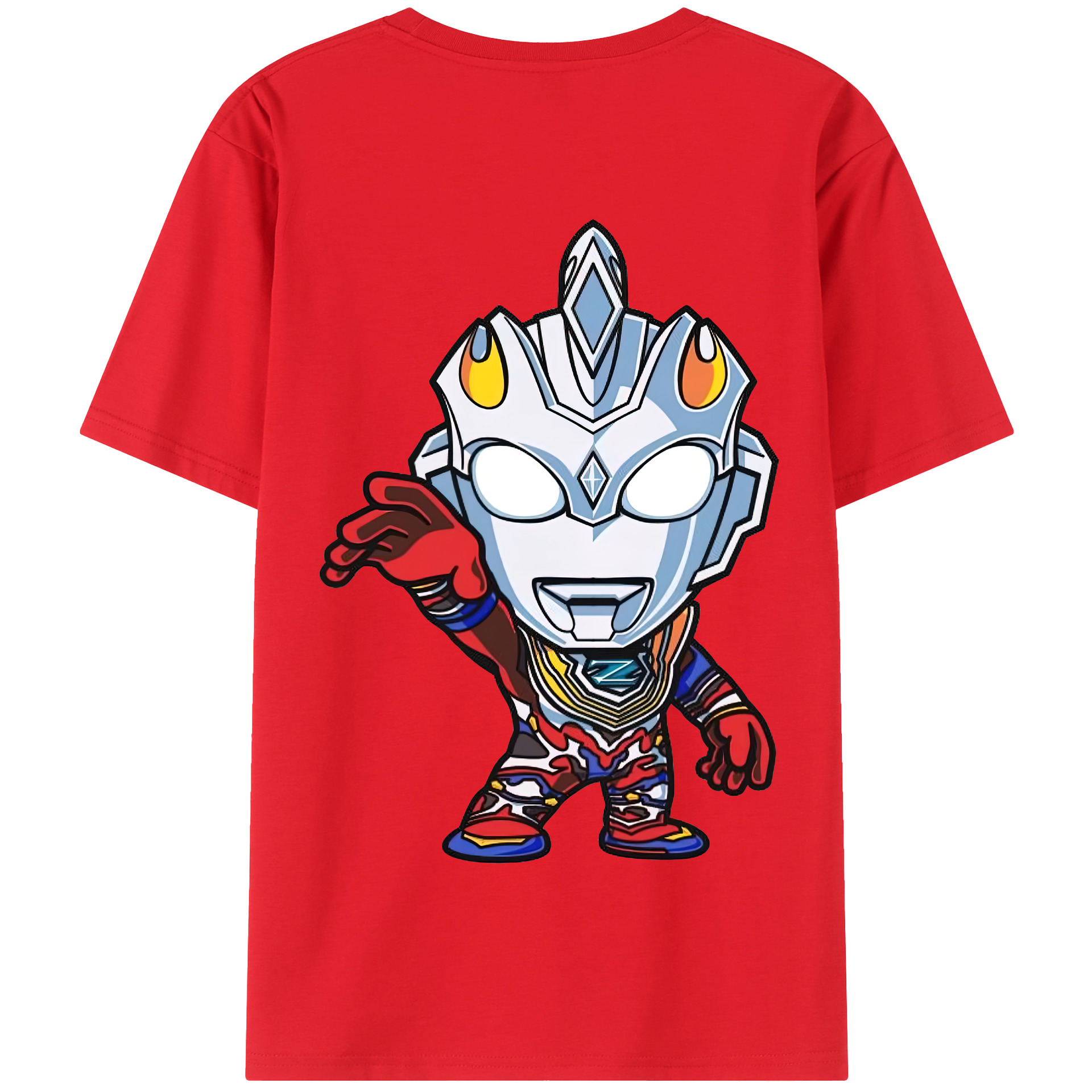 （画像用） ウルトラマン Ultraman 綿100％半袖Tシャツ（背面プリント）