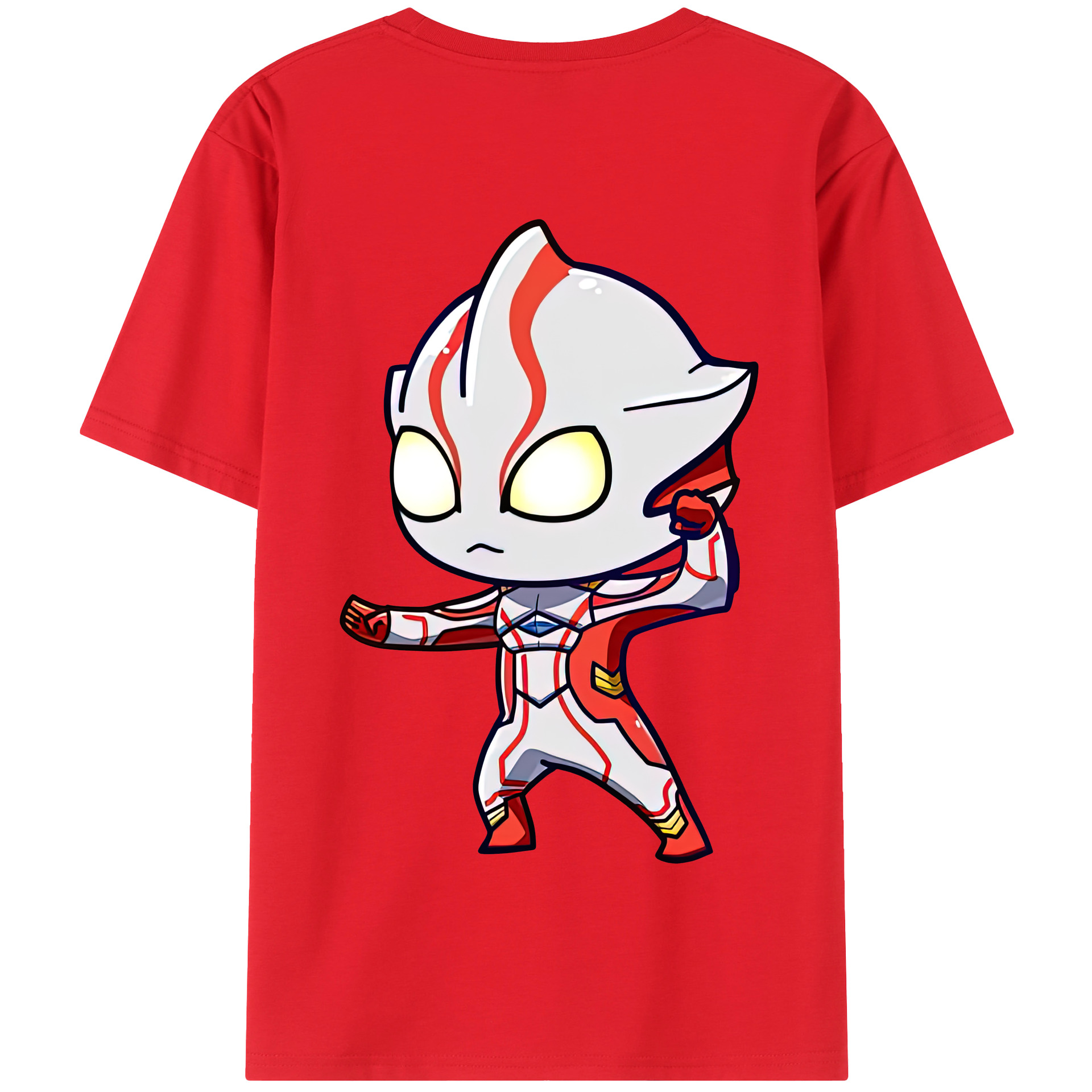 （画像用） ウルトラマン Ultraman 綿100％半袖Tシャツ（背面プリント）