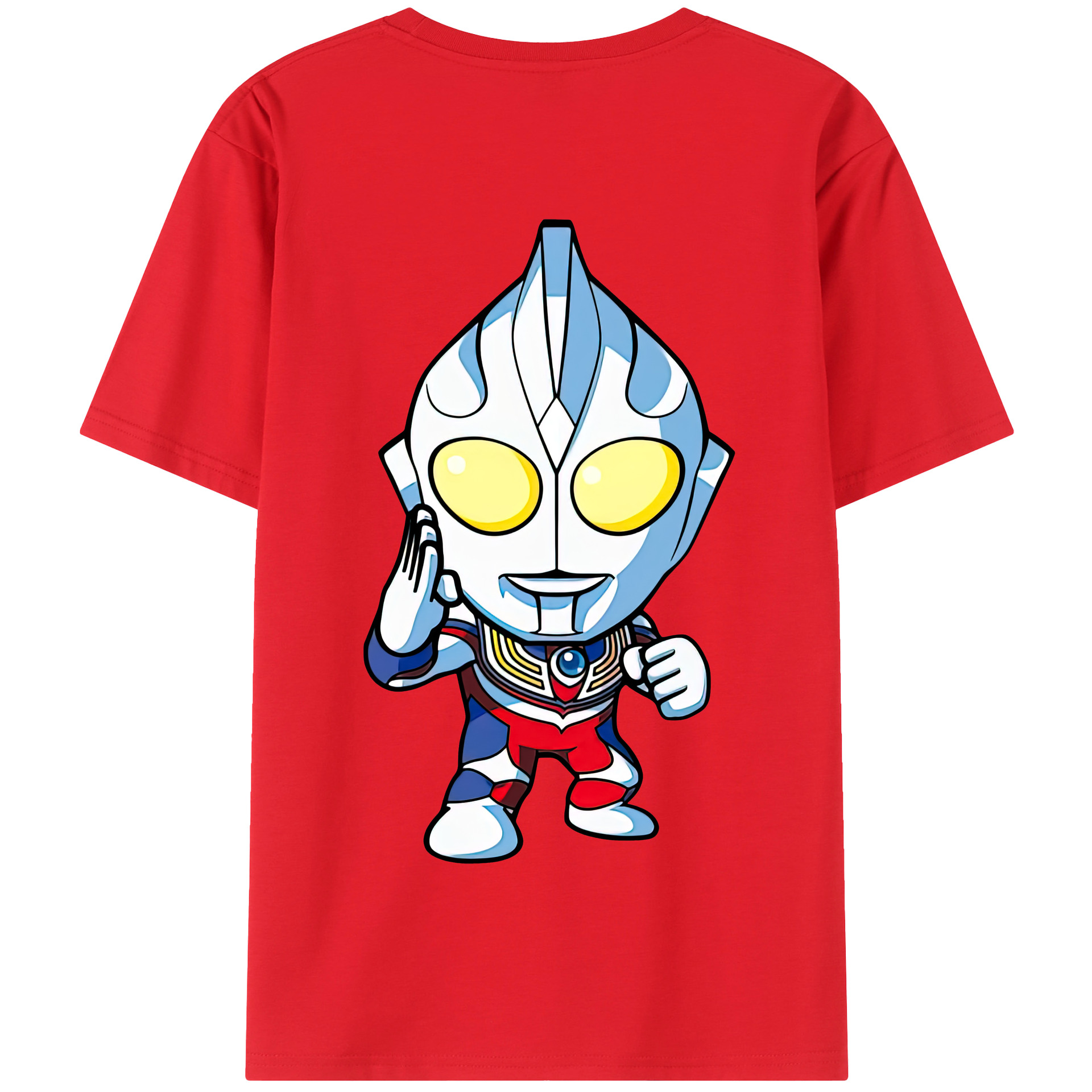 （画像用） ウルトラマン Ultraman 綿100％半袖Tシャツ（背面プリント）