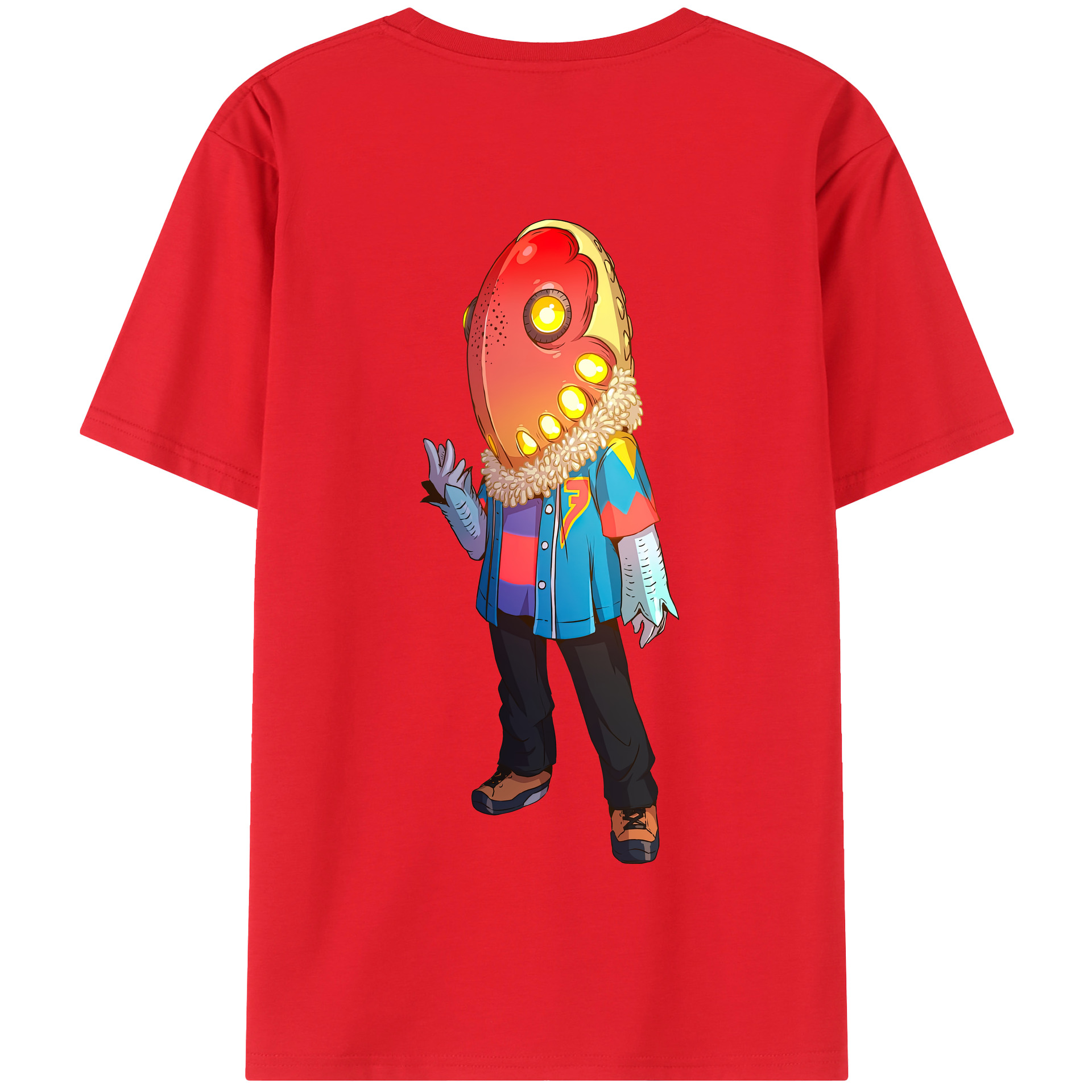 （画像用） ウルトラマン Ultraman 綿100％半袖Tシャツ（背面プリント）