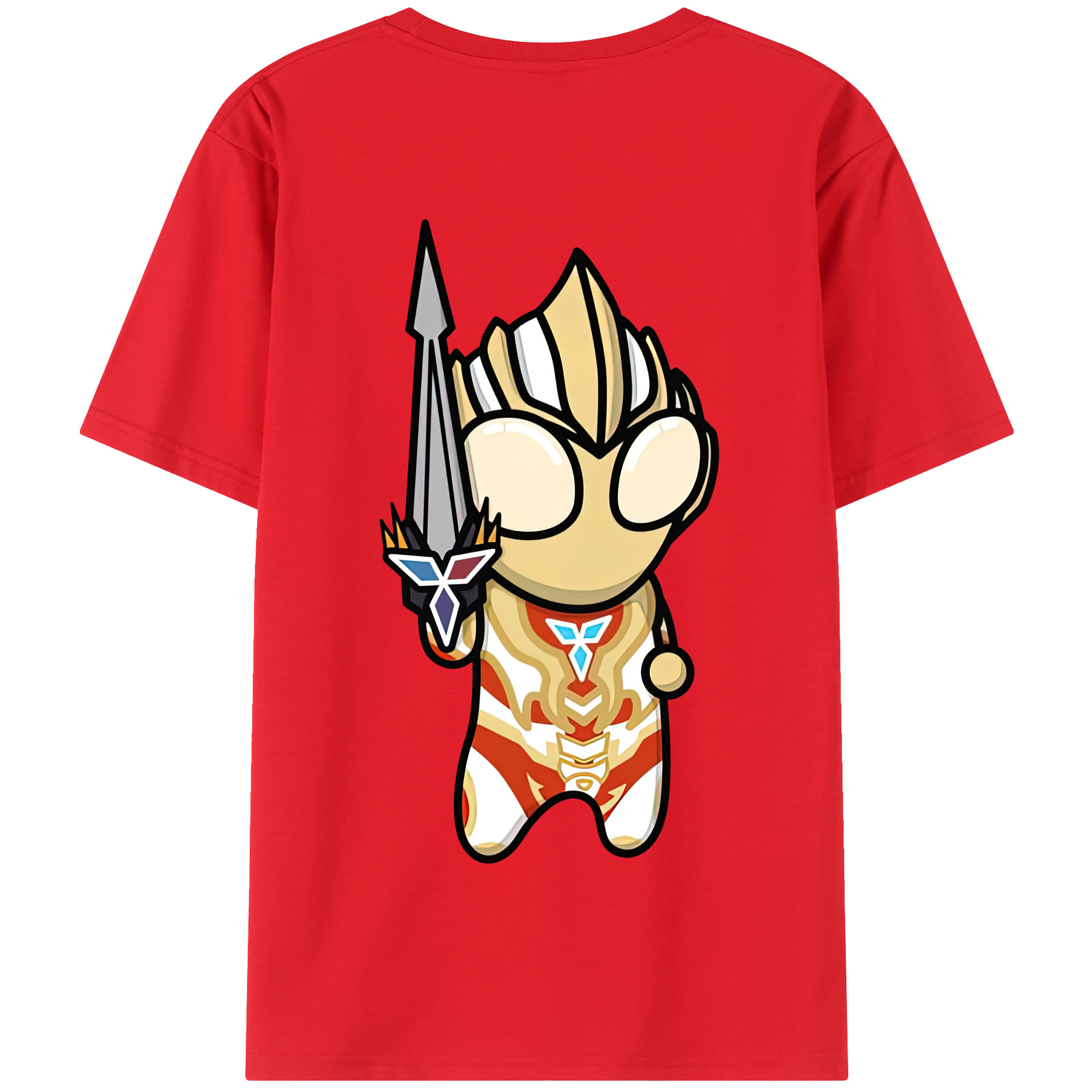 （画像用） ウルトラマン Ultraman 綿100％半袖Tシャツ（背面プリント）