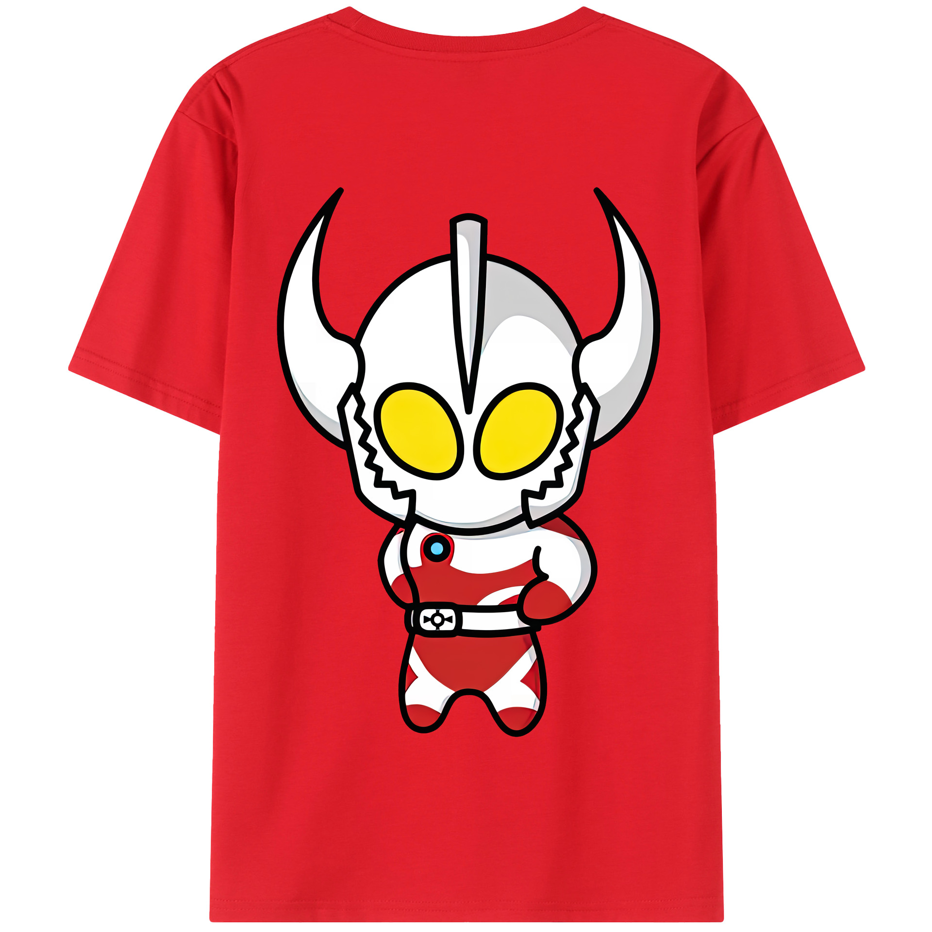 （画像用） ウルトラマン Ultraman 綿100％半袖Tシャツ（背面プリント）
