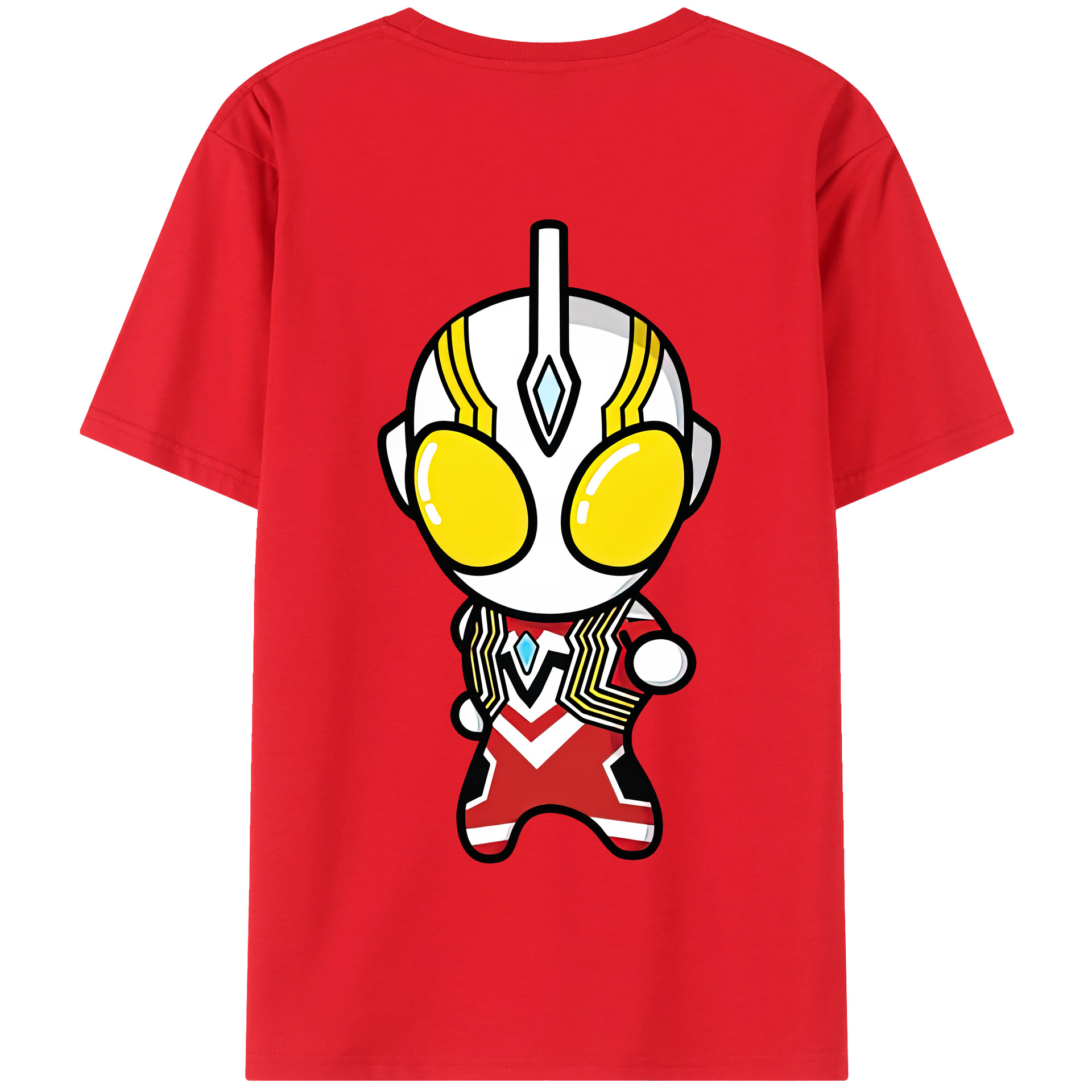 （画像用） ウルトラマン Ultraman 綿100％半袖Tシャツ（背面プリント）