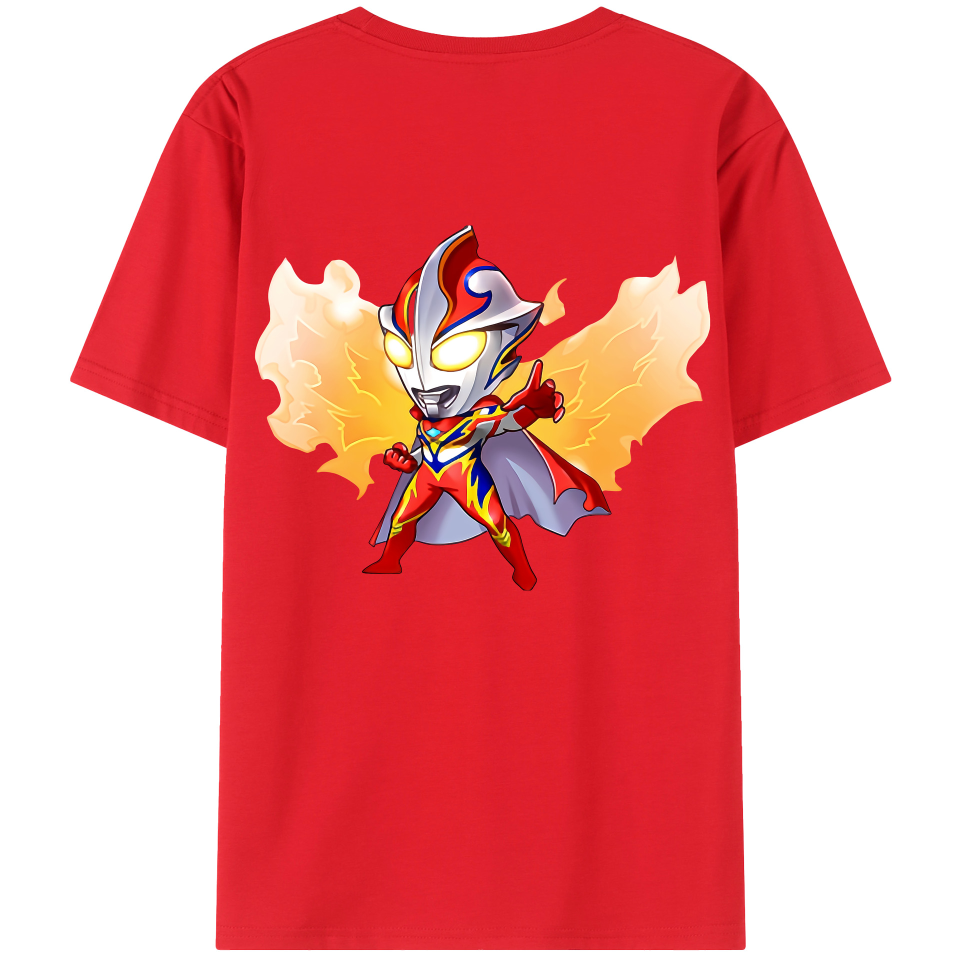 （画像用） ウルトラマン Ultraman 綿100％半袖Tシャツ（背面プリント）