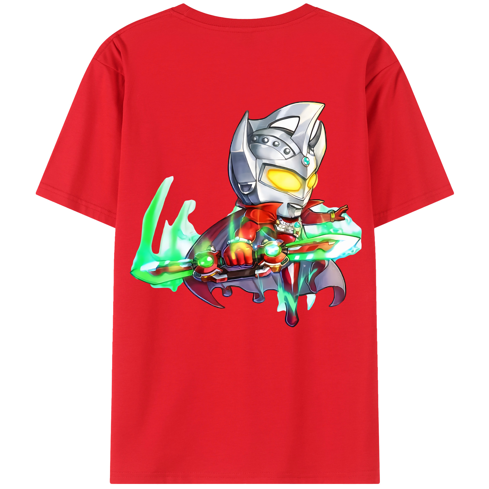 （画像用） ウルトラマン Ultraman 綿100％半袖Tシャツ（背面プリント）