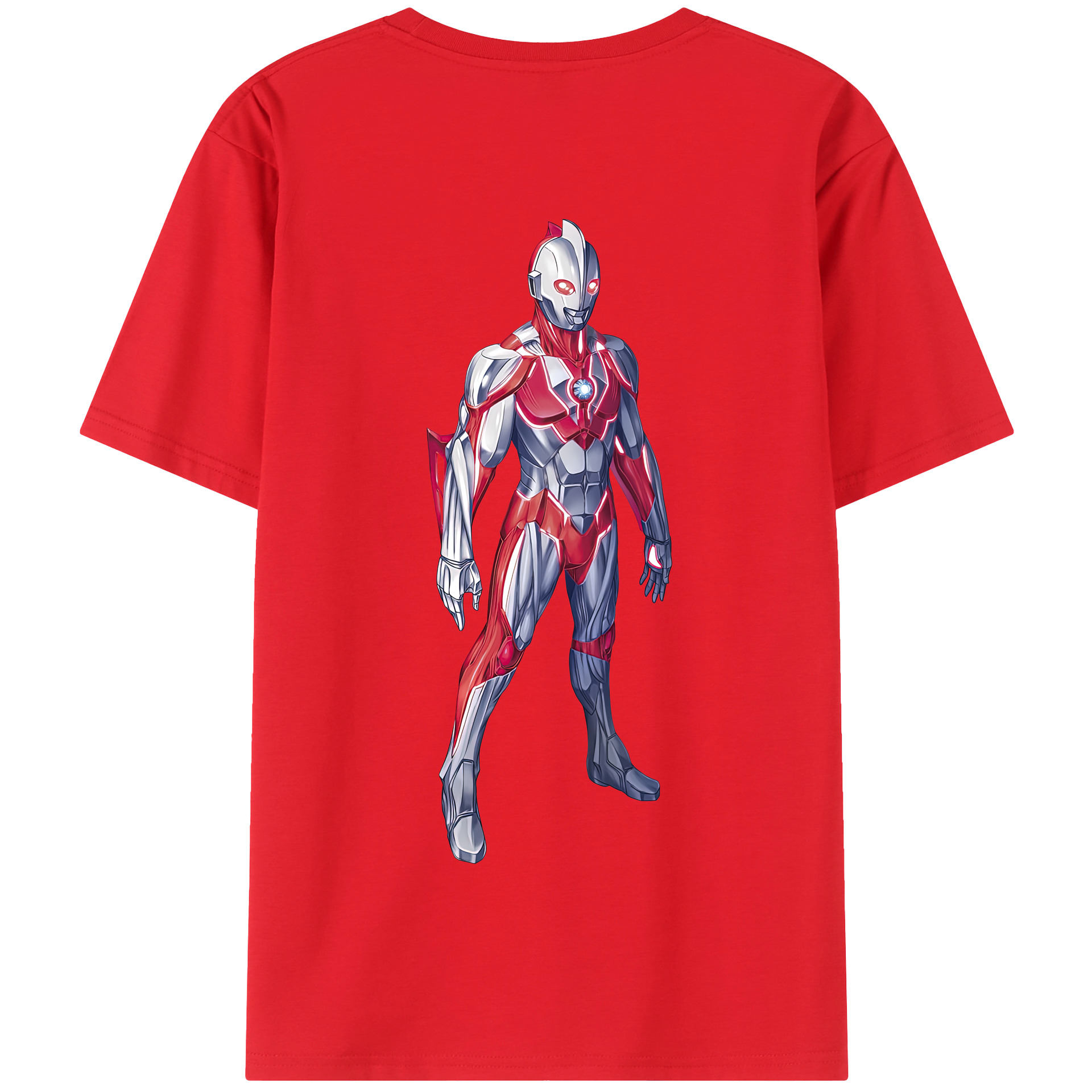 （画像用） ウルトラマン Ultraman 綿100％半袖Tシャツ（背面プリント）