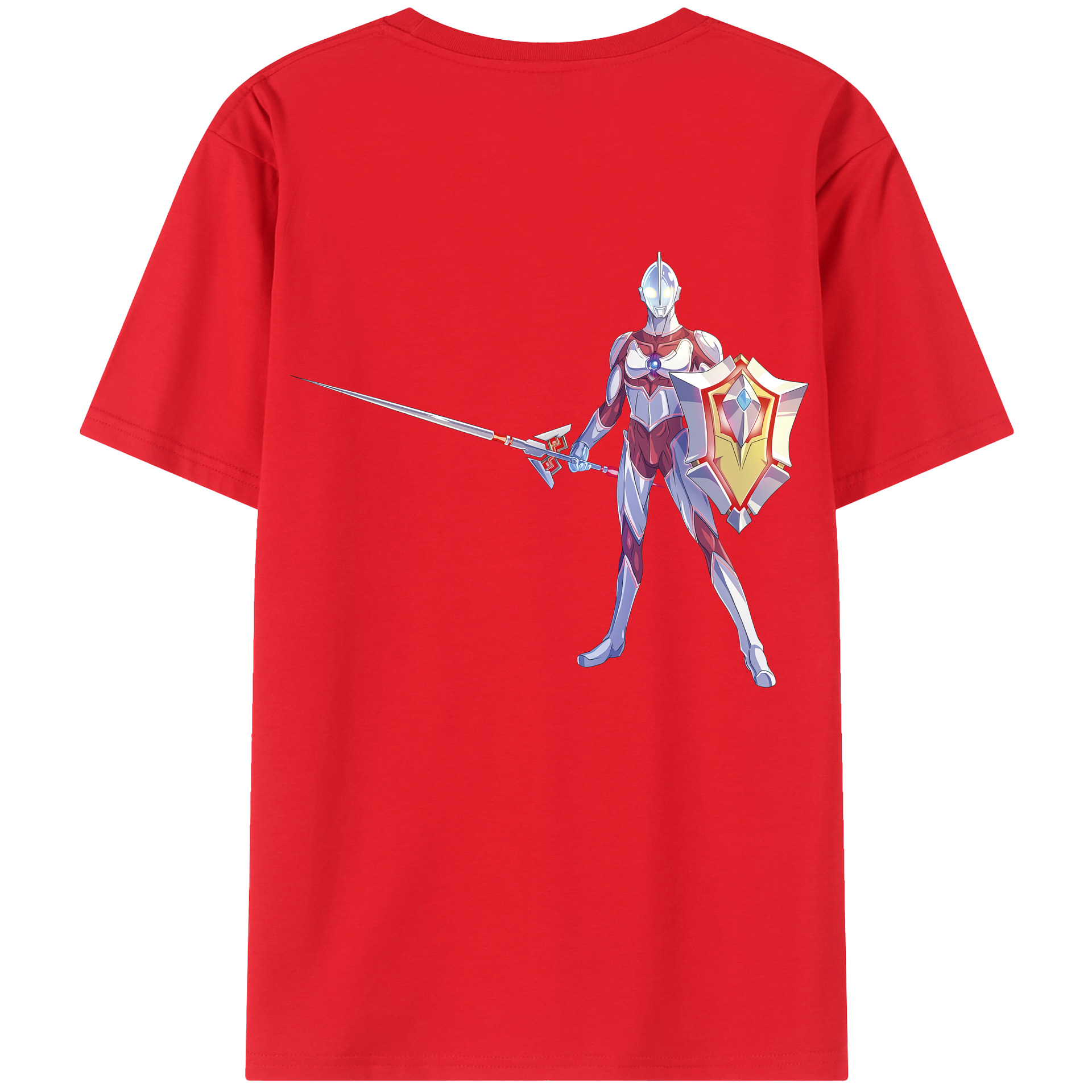 （画像用） ウルトラマン Ultraman 綿100％半袖Tシャツ（背面プリント）