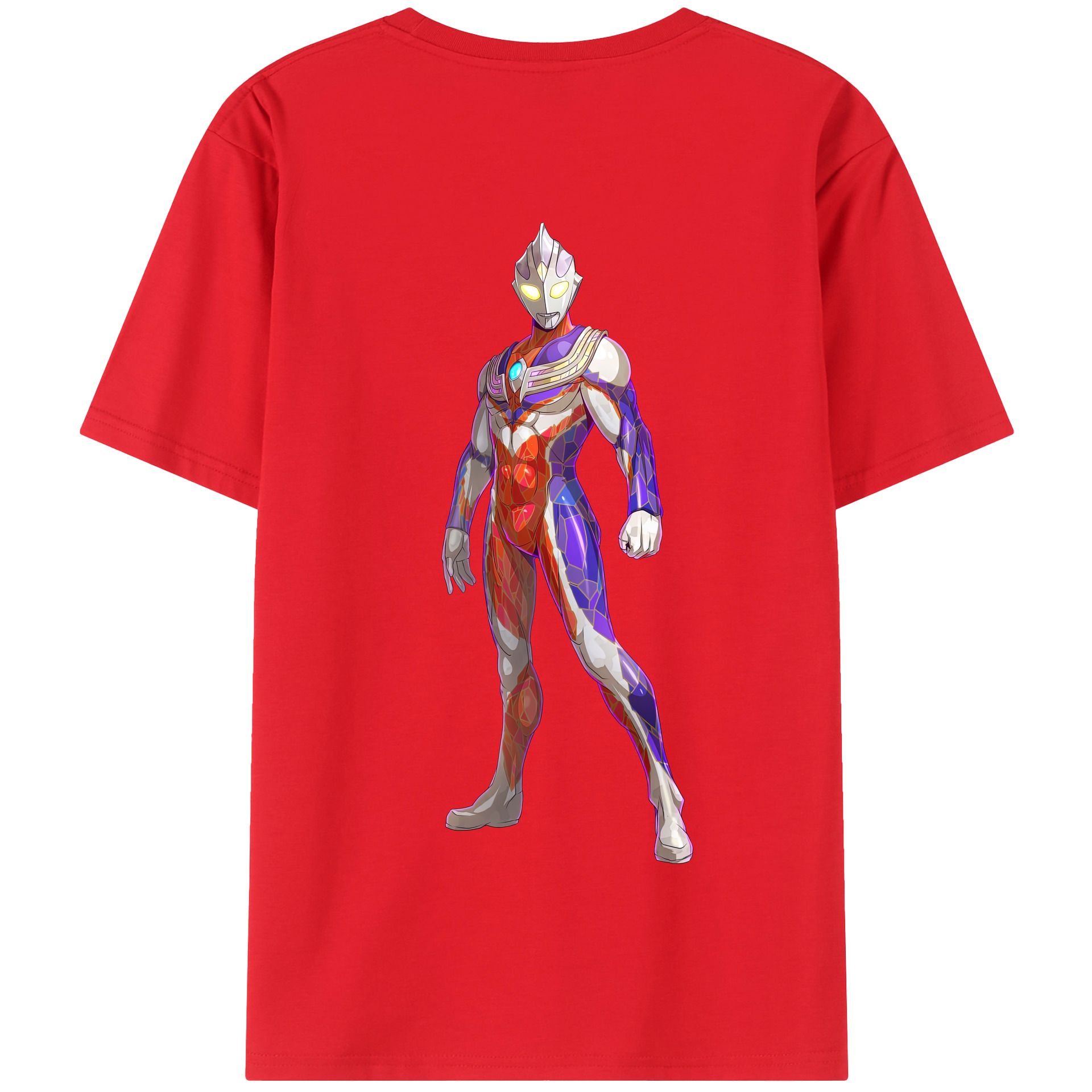 （画像用） ウルトラマン Ultraman 綿100％半袖Tシャツ（背面プリント）