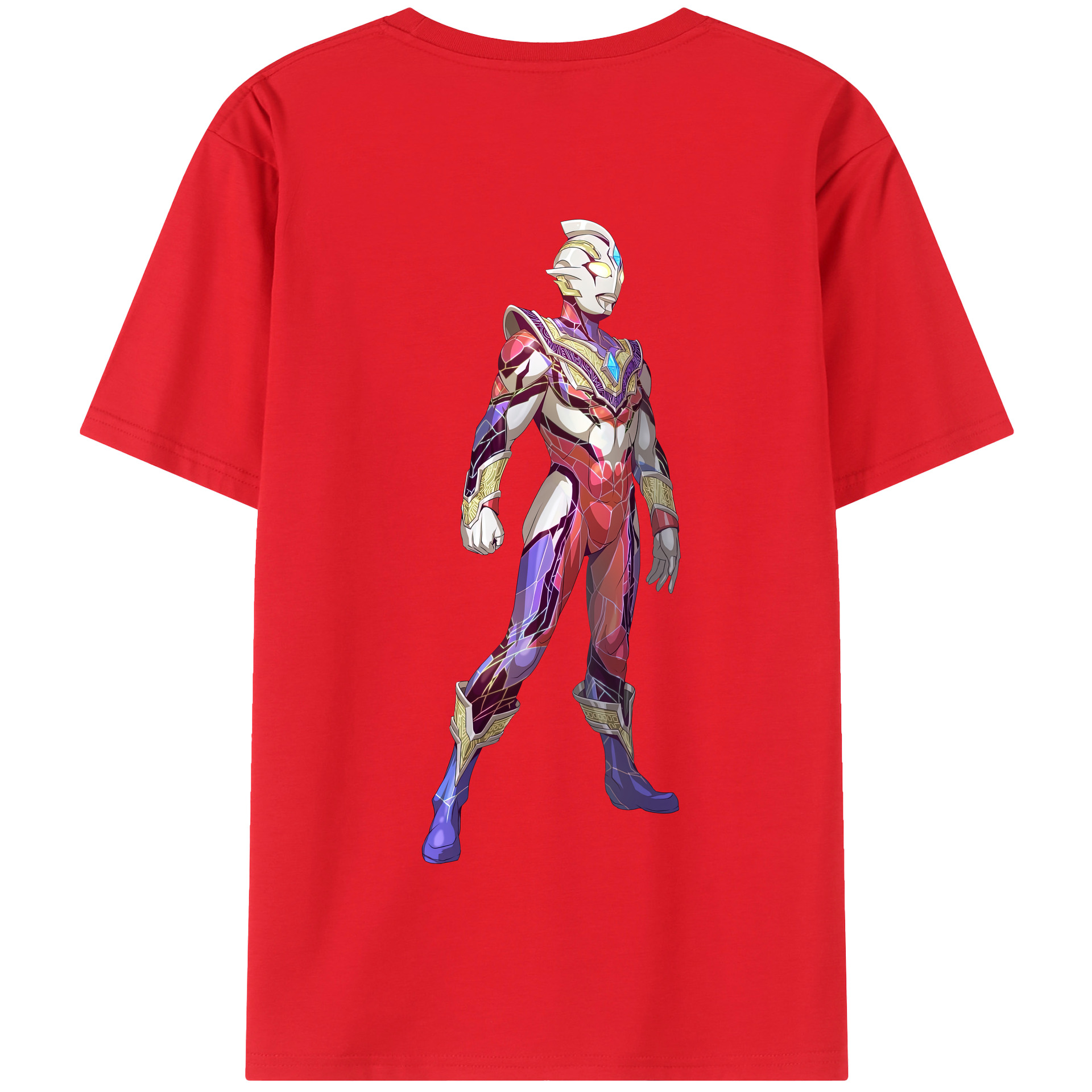 （画像用） ウルトラマン Ultraman 綿100％半袖Tシャツ（背面プリント）