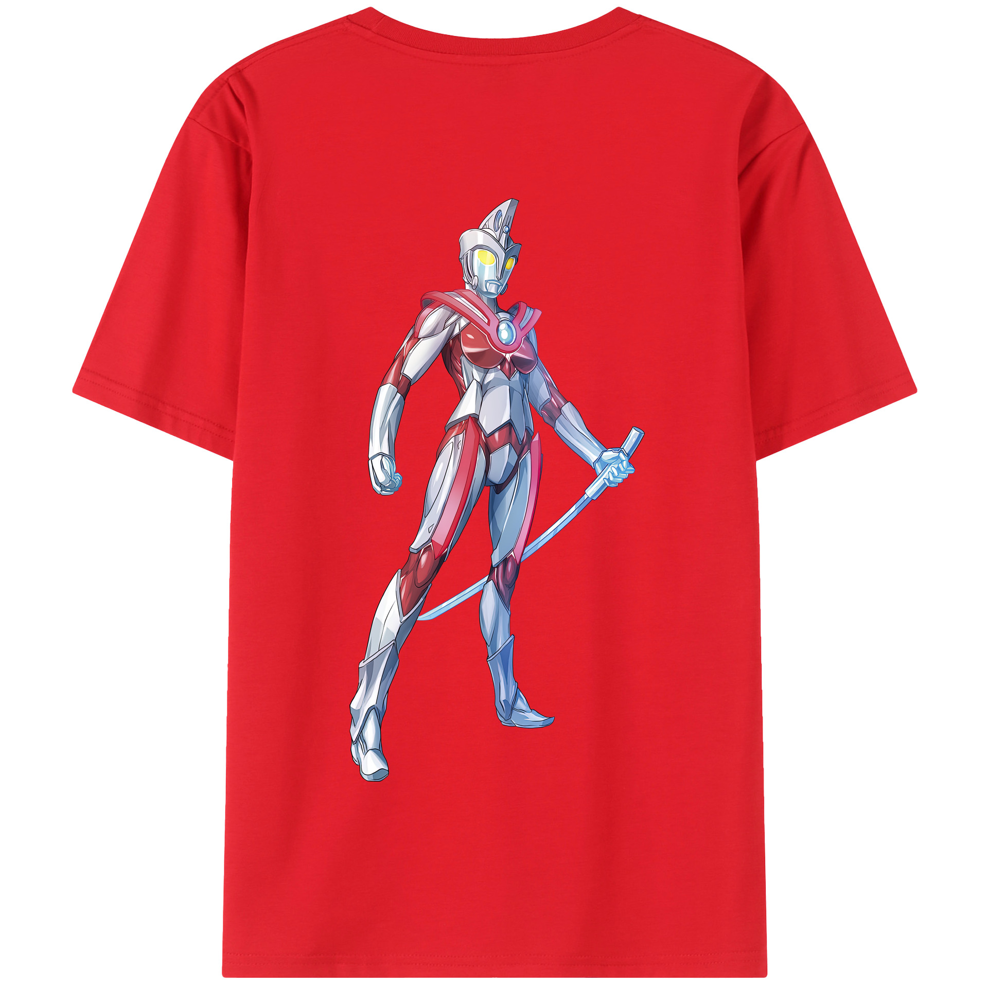 （画像用） ウルトラマン Ultraman 綿100％半袖Tシャツ（背面プリント）