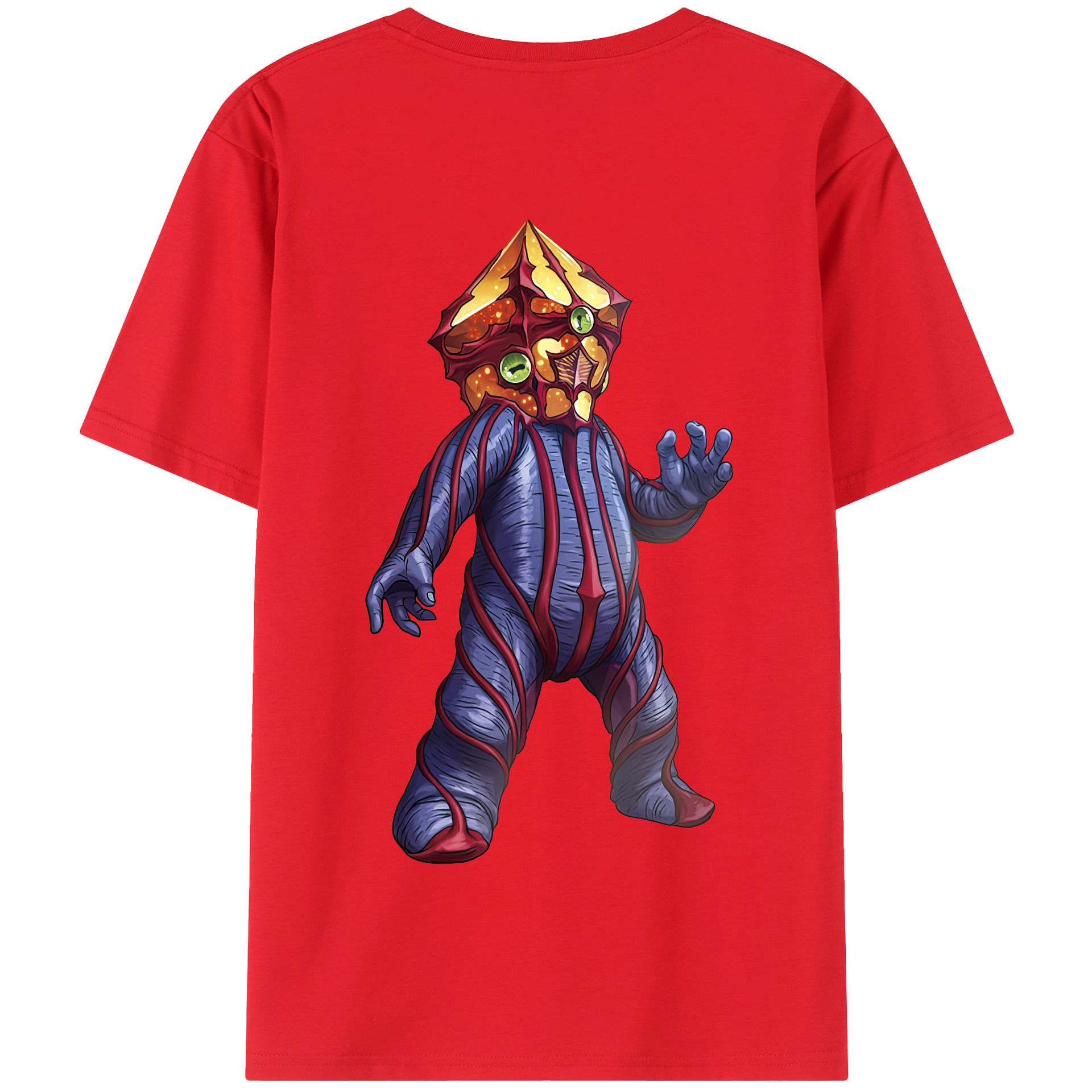 （画像用） ウルトラマン Ultraman 綿100％半袖Tシャツ（背面プリント）