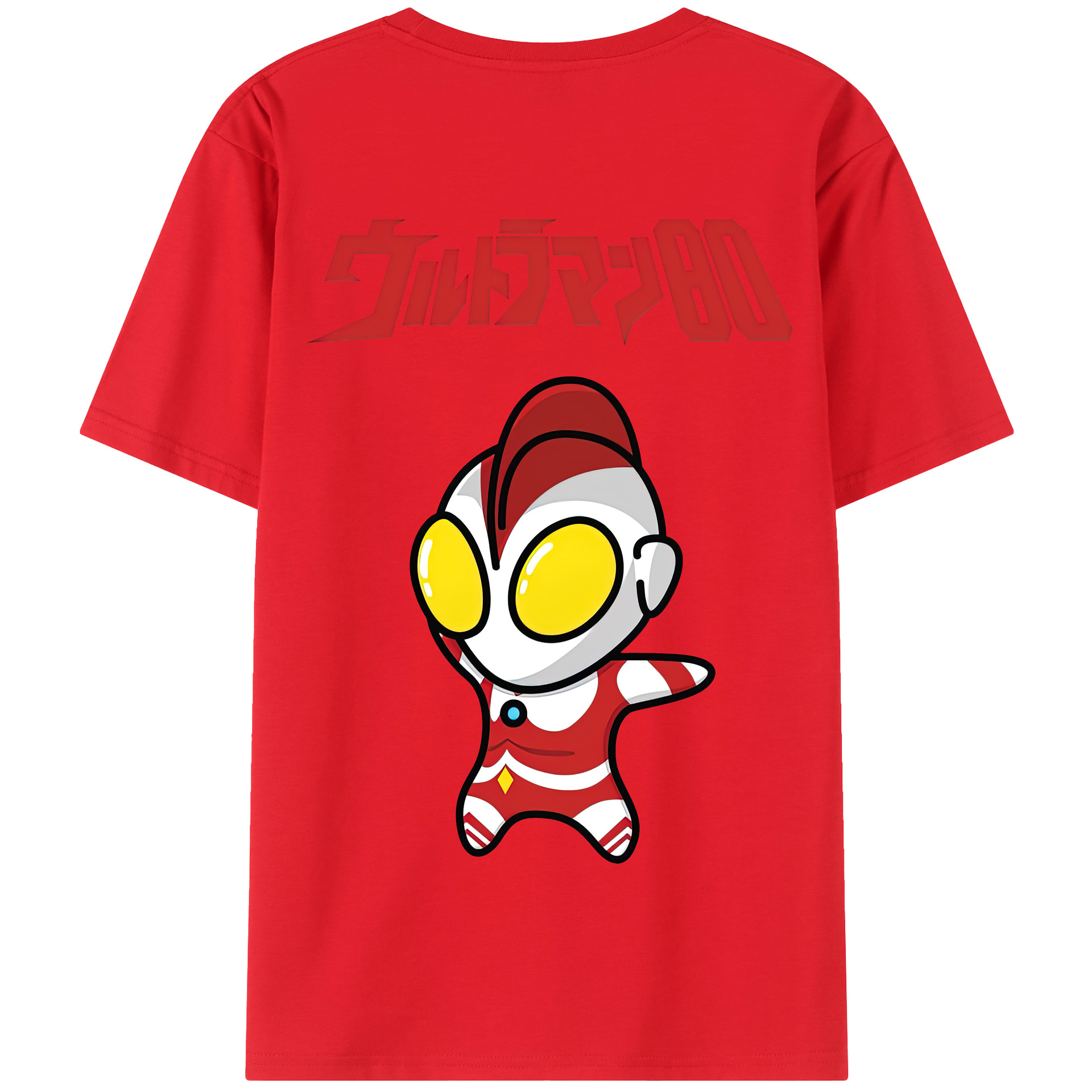 （画像用） ウルトラマン Ultraman 綿100％半袖Tシャツ（背面プリント）