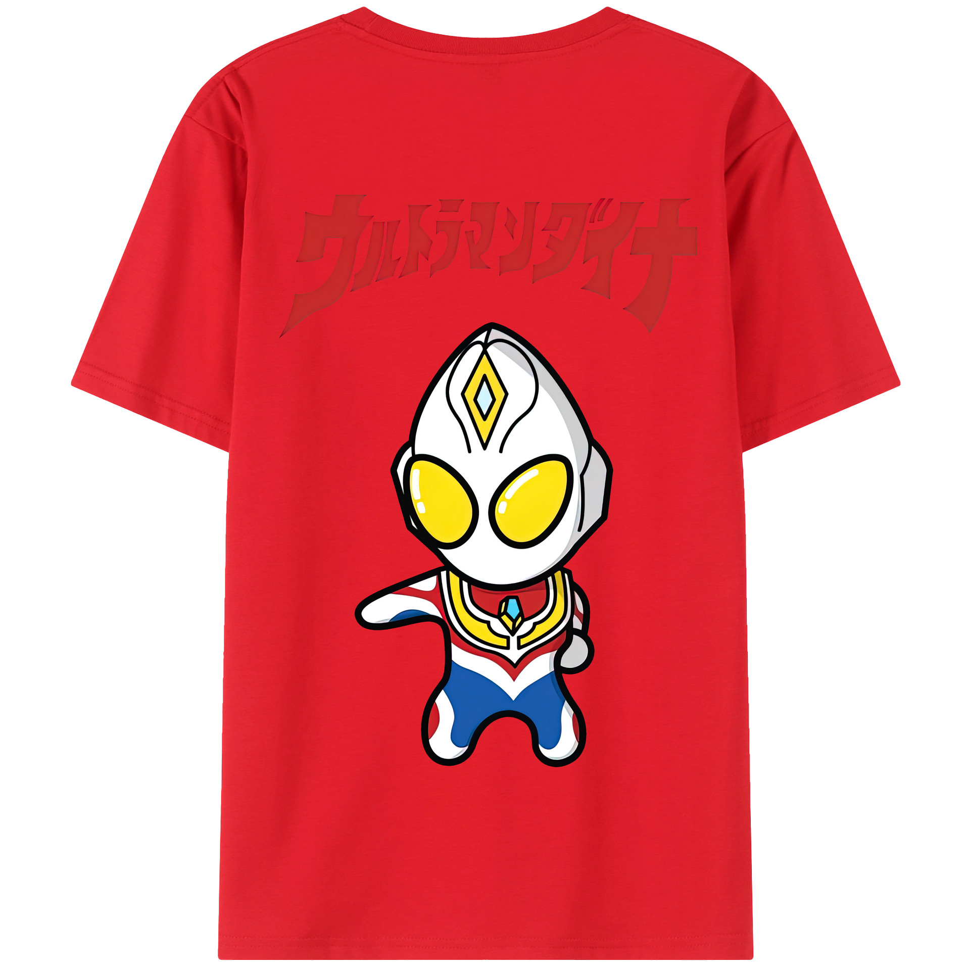 （画像用） ウルトラマン Ultraman 綿100％半袖Tシャツ（背面プリント）