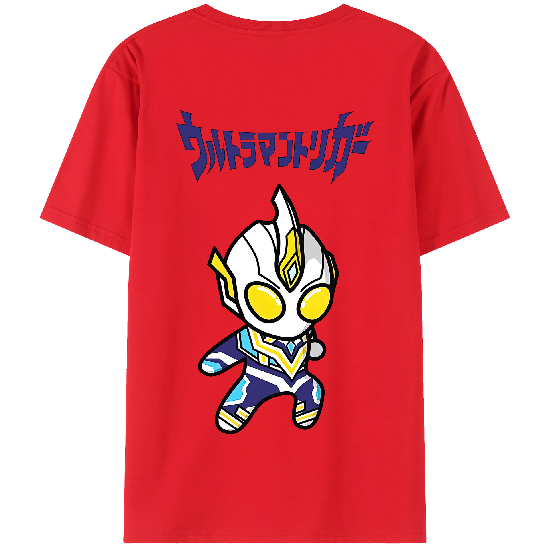 （画像用） ウルトラマン Ultraman 綿100％半袖Tシャツ（背面プリント）