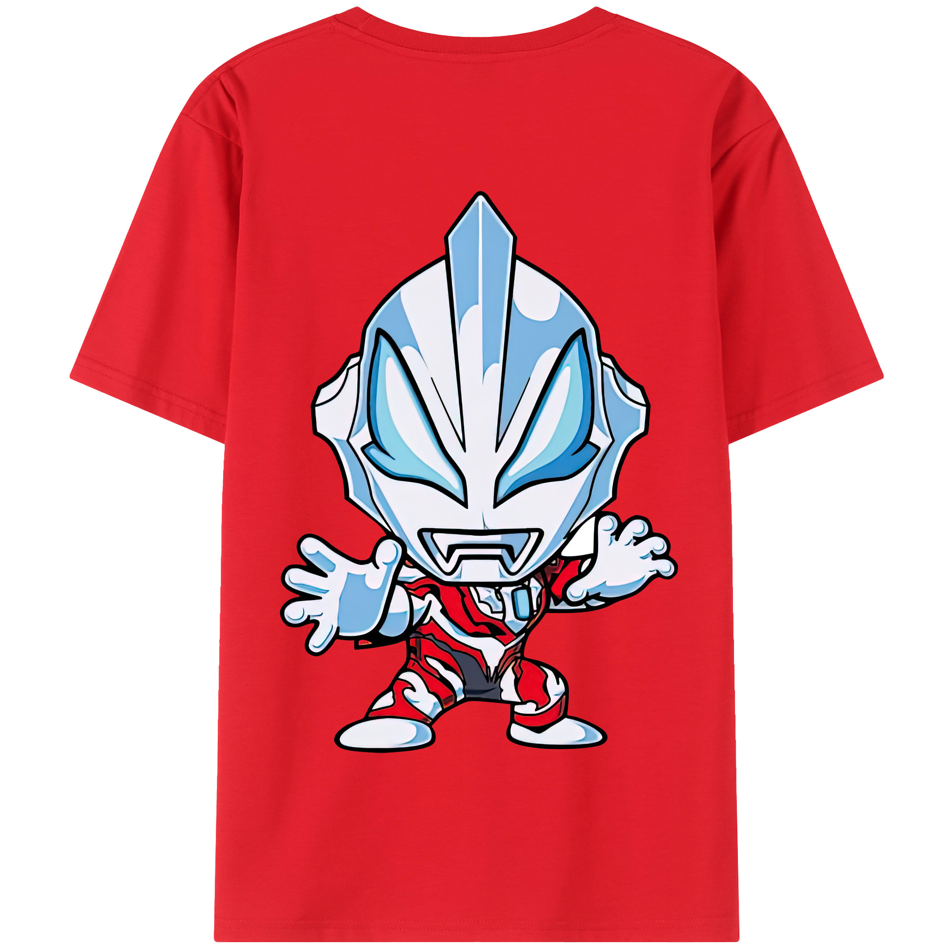 （画像用） ウルトラマン Ultraman 綿100％半袖Tシャツ（背面プリント）