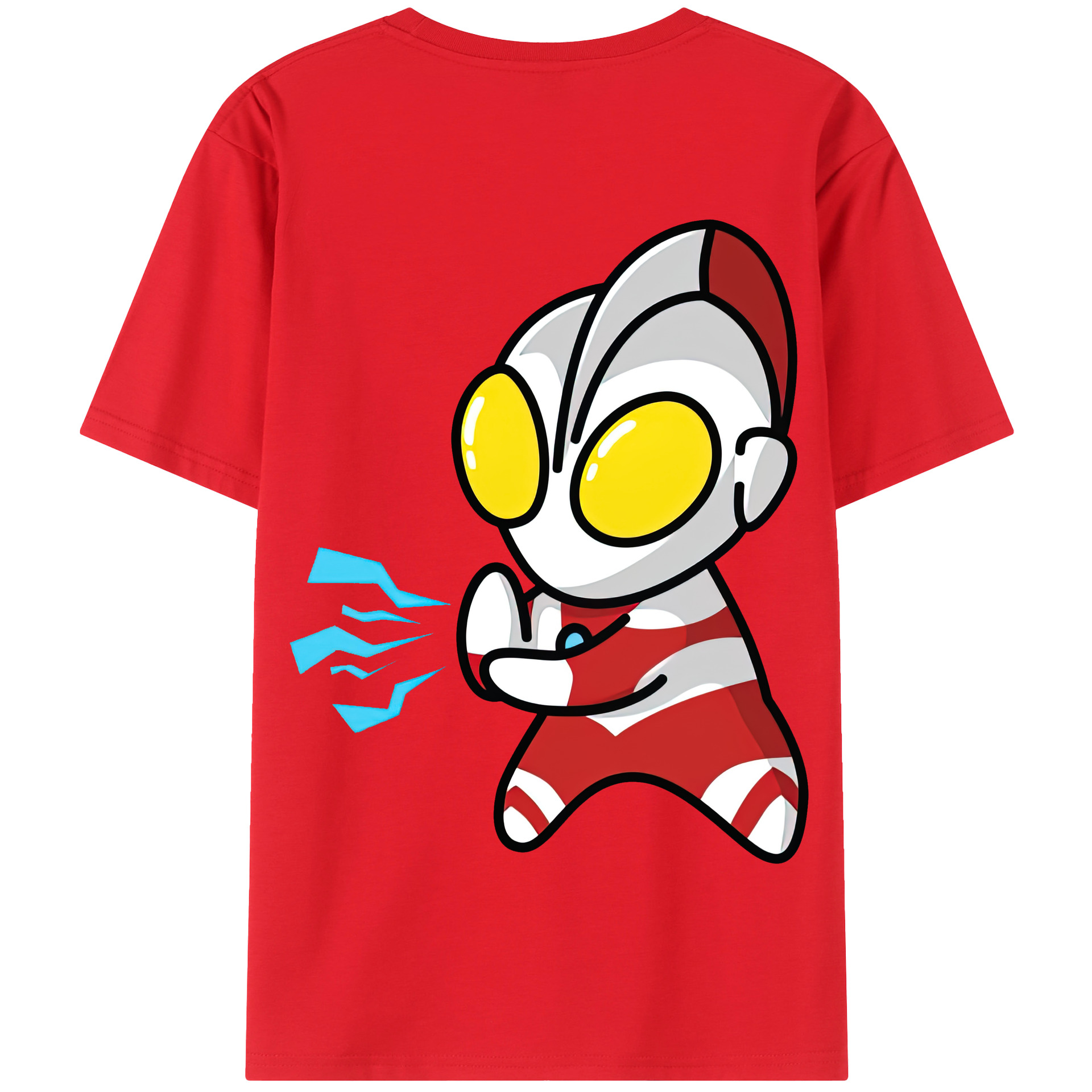 （画像用） ウルトラマン Ultraman 綿100％半袖Tシャツ（背面プリント）