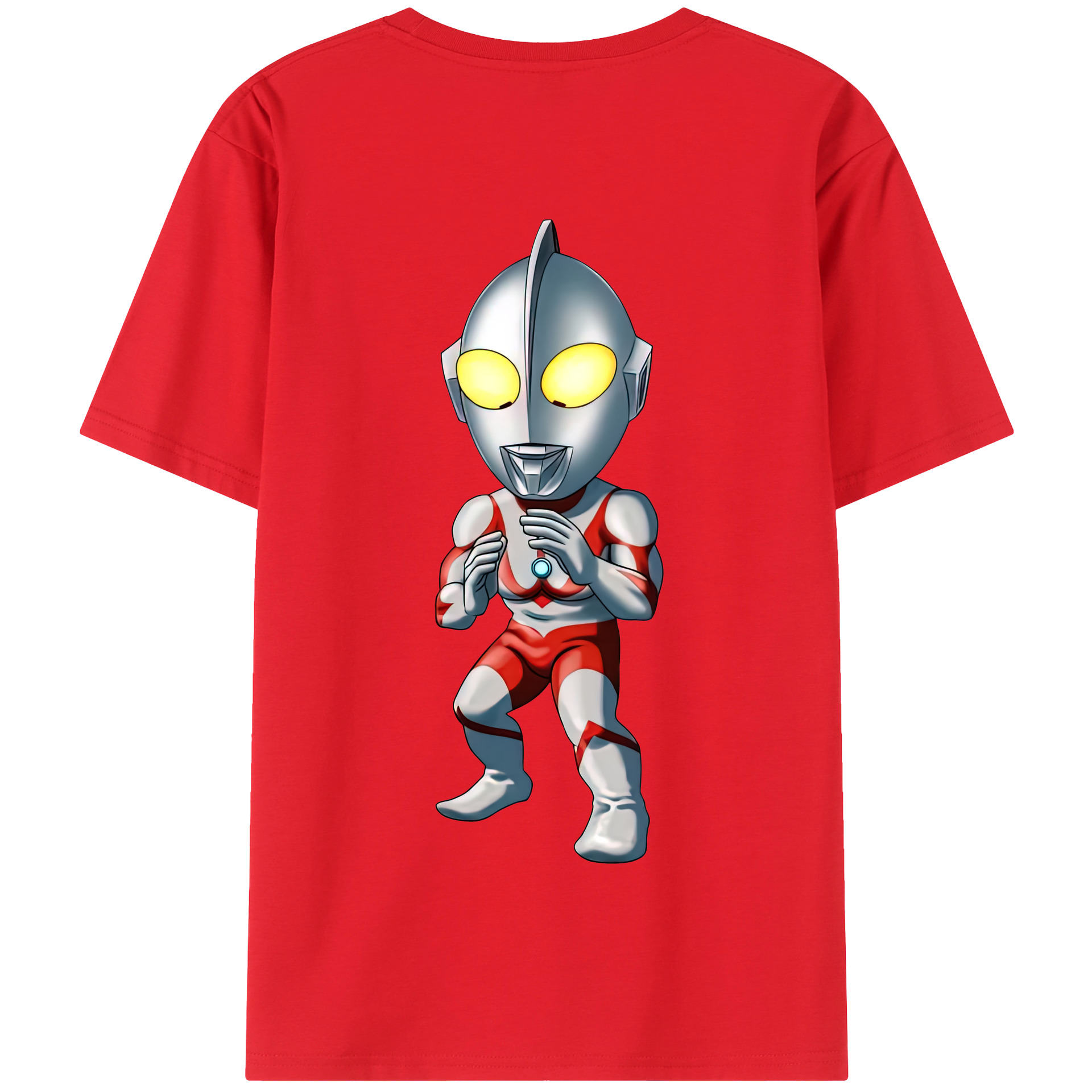 （画像用） ウルトラマン Ultraman 綿100％半袖Tシャツ（背面プリント）