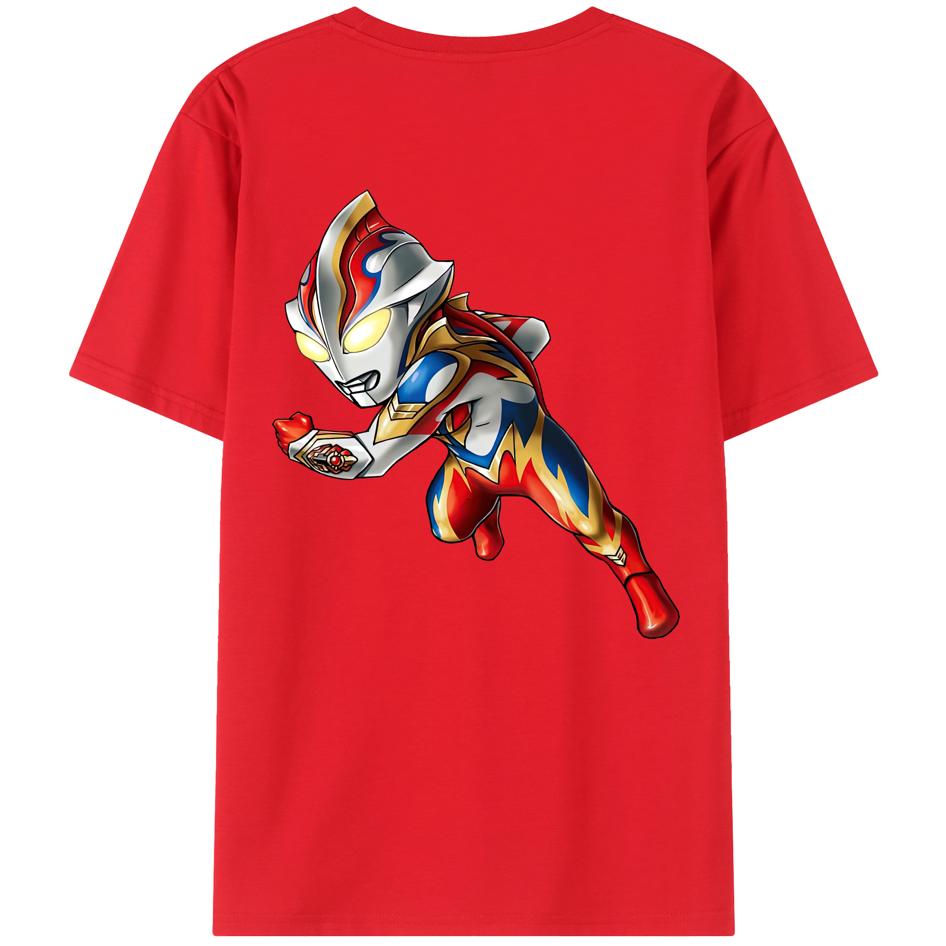 （画像用） ウルトラマン Ultraman 綿100％半袖Tシャツ（背面プリント）