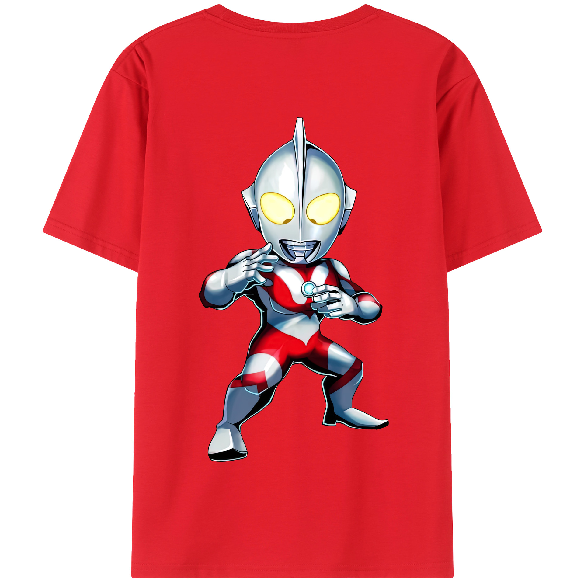 （画像用） ウルトラマン Ultraman 綿100％半袖Tシャツ（背面プリント）