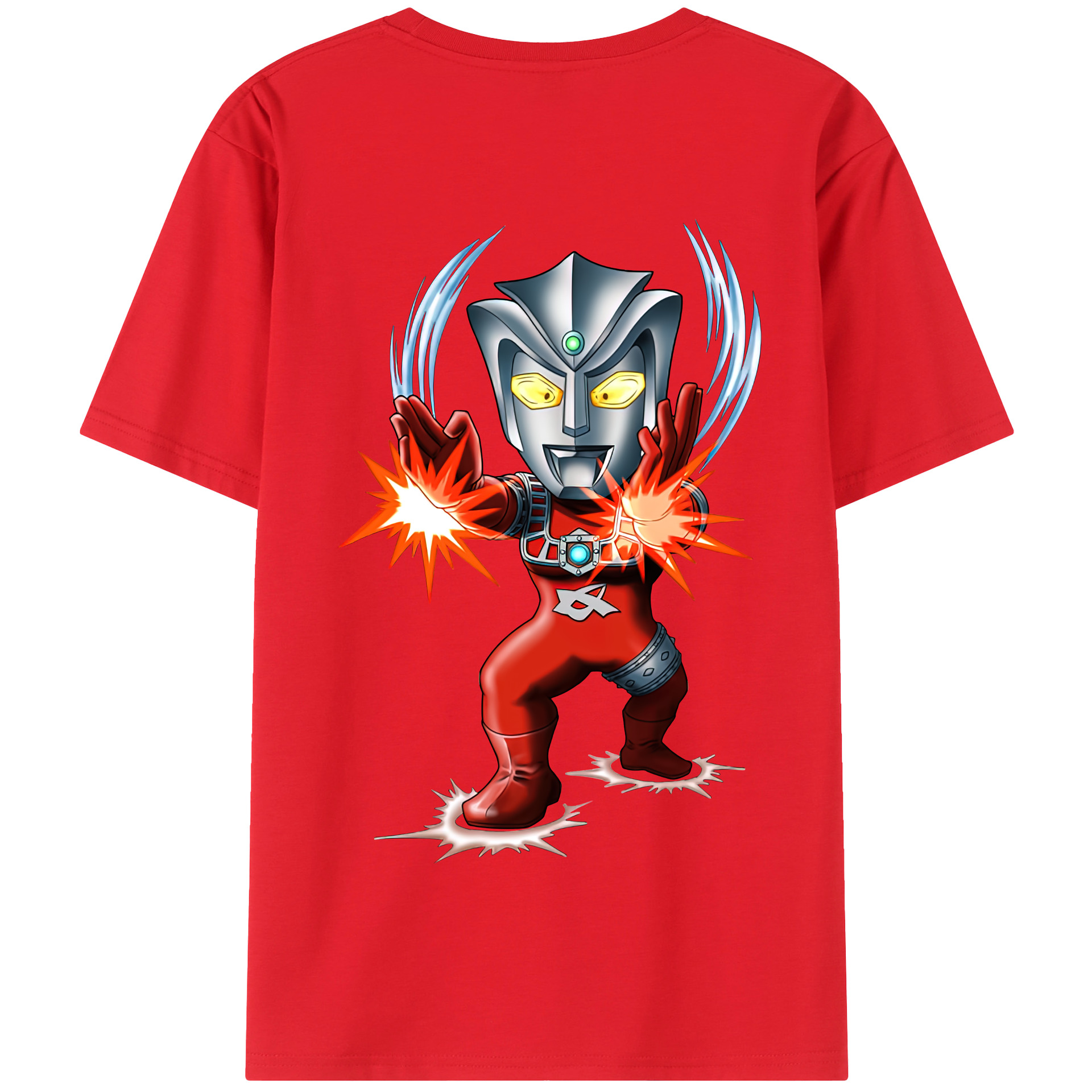 （画像用） ウルトラマン Ultraman 綿100％半袖Tシャツ（背面プリント）