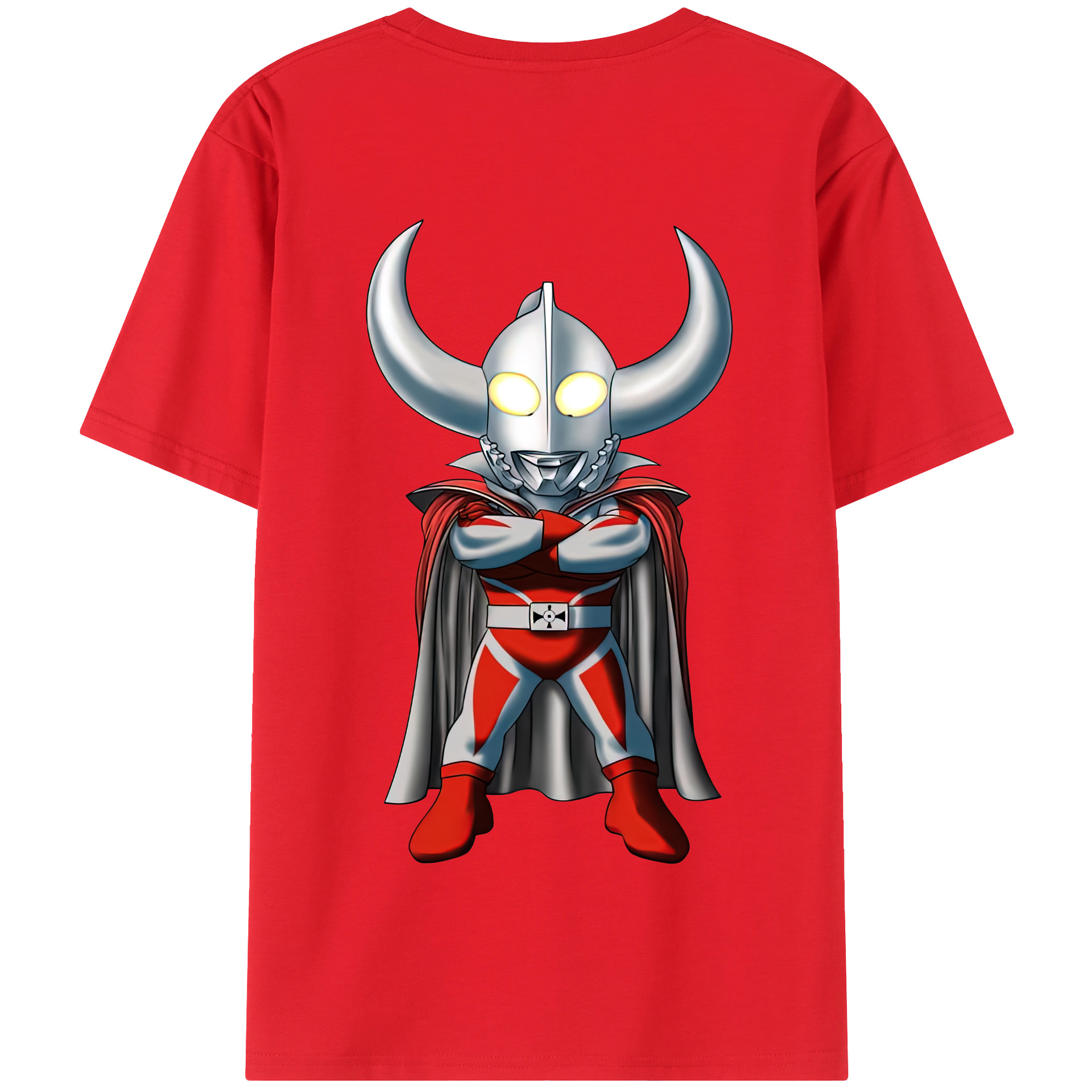 （画像用） ウルトラマン Ultraman 綿100％半袖Tシャツ（背面プリント）