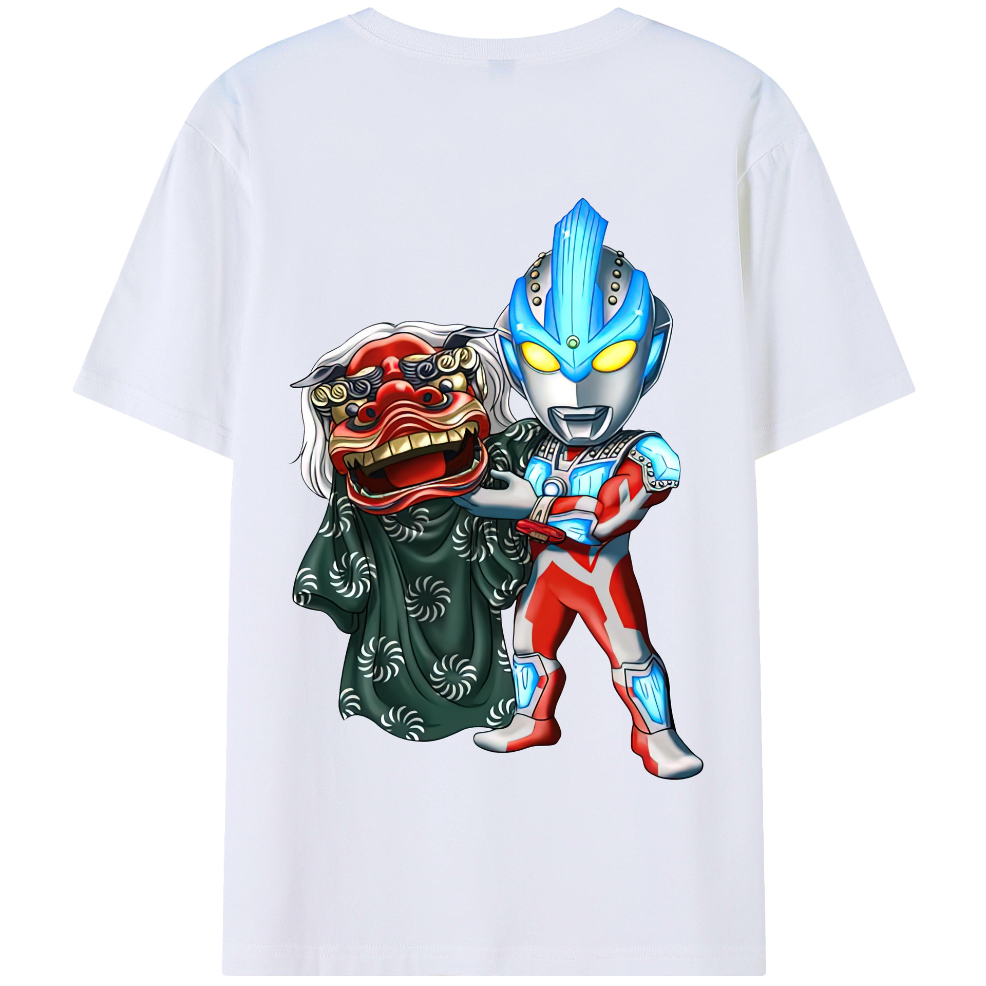 （画像用） ウルトラマン Ultraman 綿100％半袖Tシャツ（背面プリント）