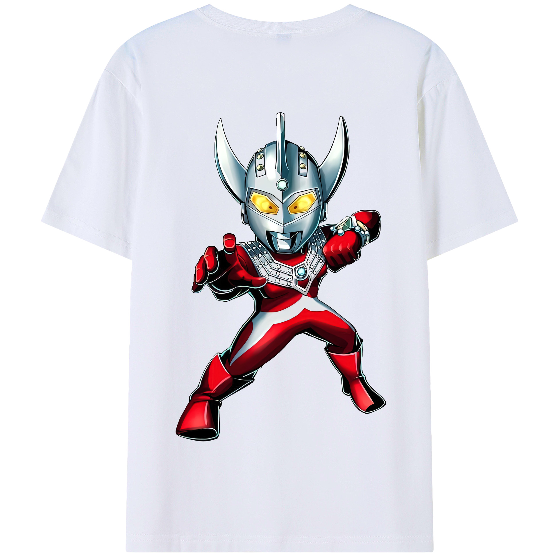 （画像用） ウルトラマン Ultraman 綿100％半袖Tシャツ（背面プリント）