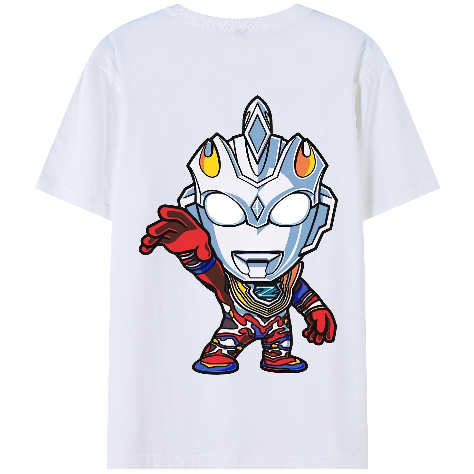 （画像用） ウルトラマン Ultraman 綿100％半袖Tシャツ（背面プリント）