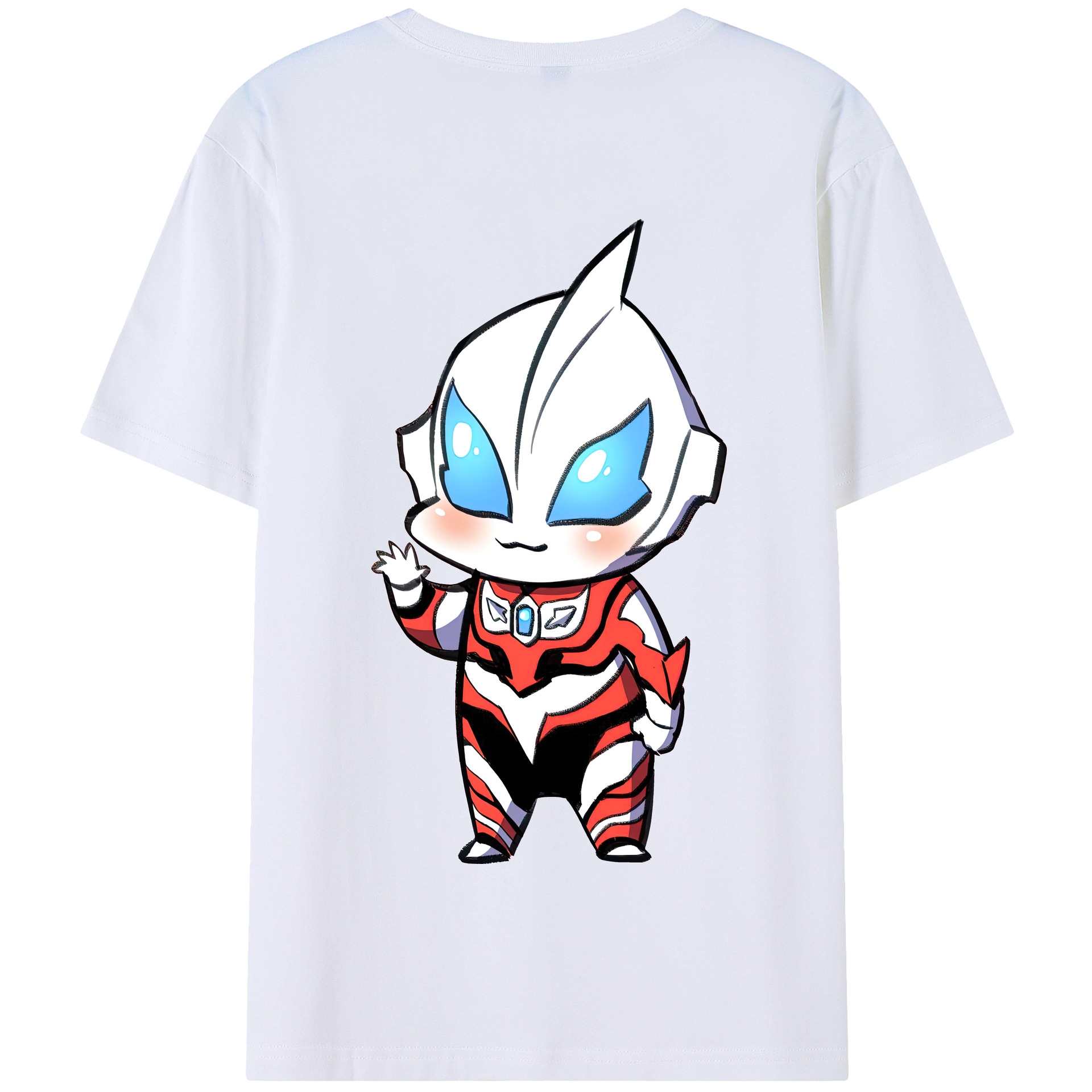 （画像用） ウルトラマン Ultraman 綿100％半袖Tシャツ（背面プリント）