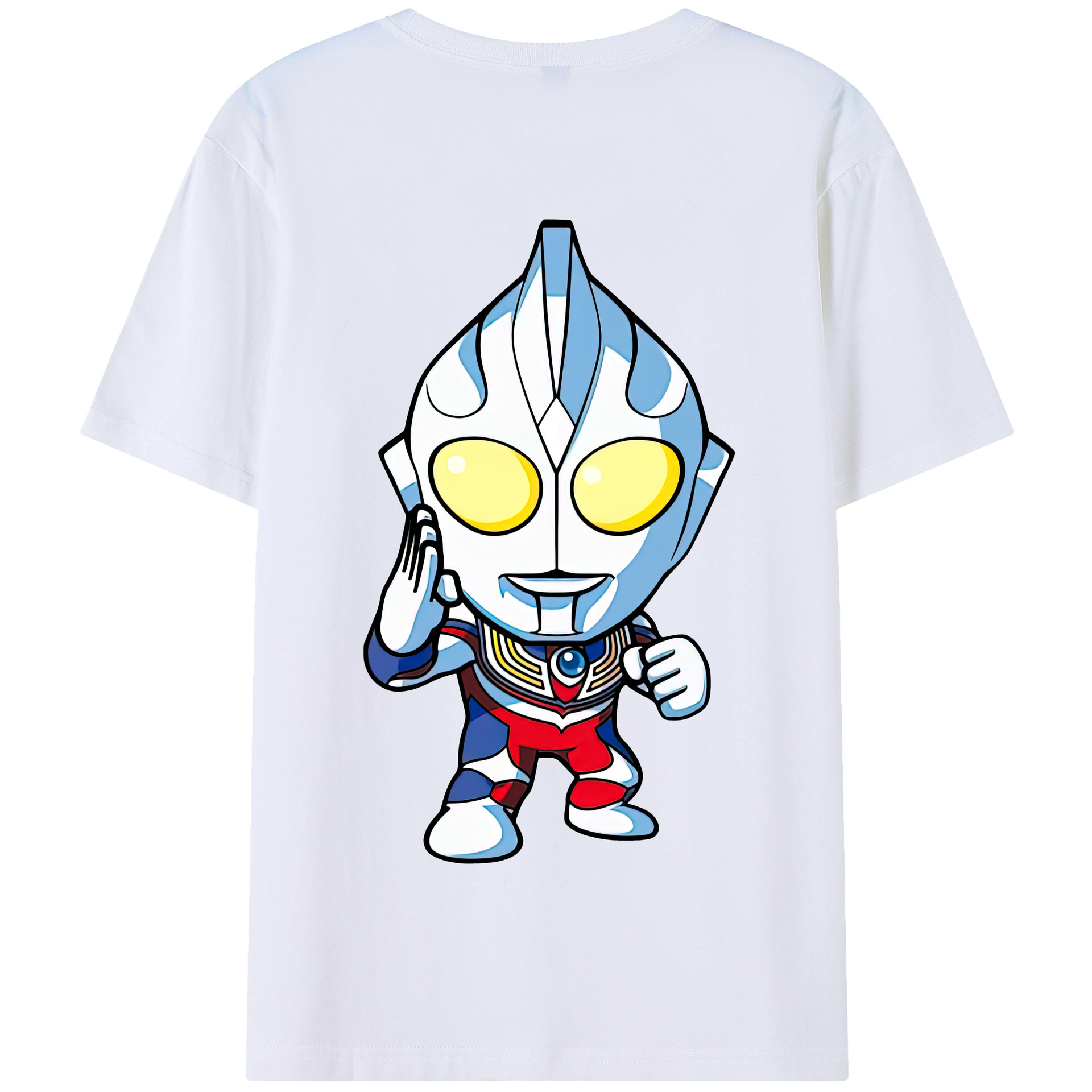 （画像用） ウルトラマン Ultraman 綿100％半袖Tシャツ（背面プリント）