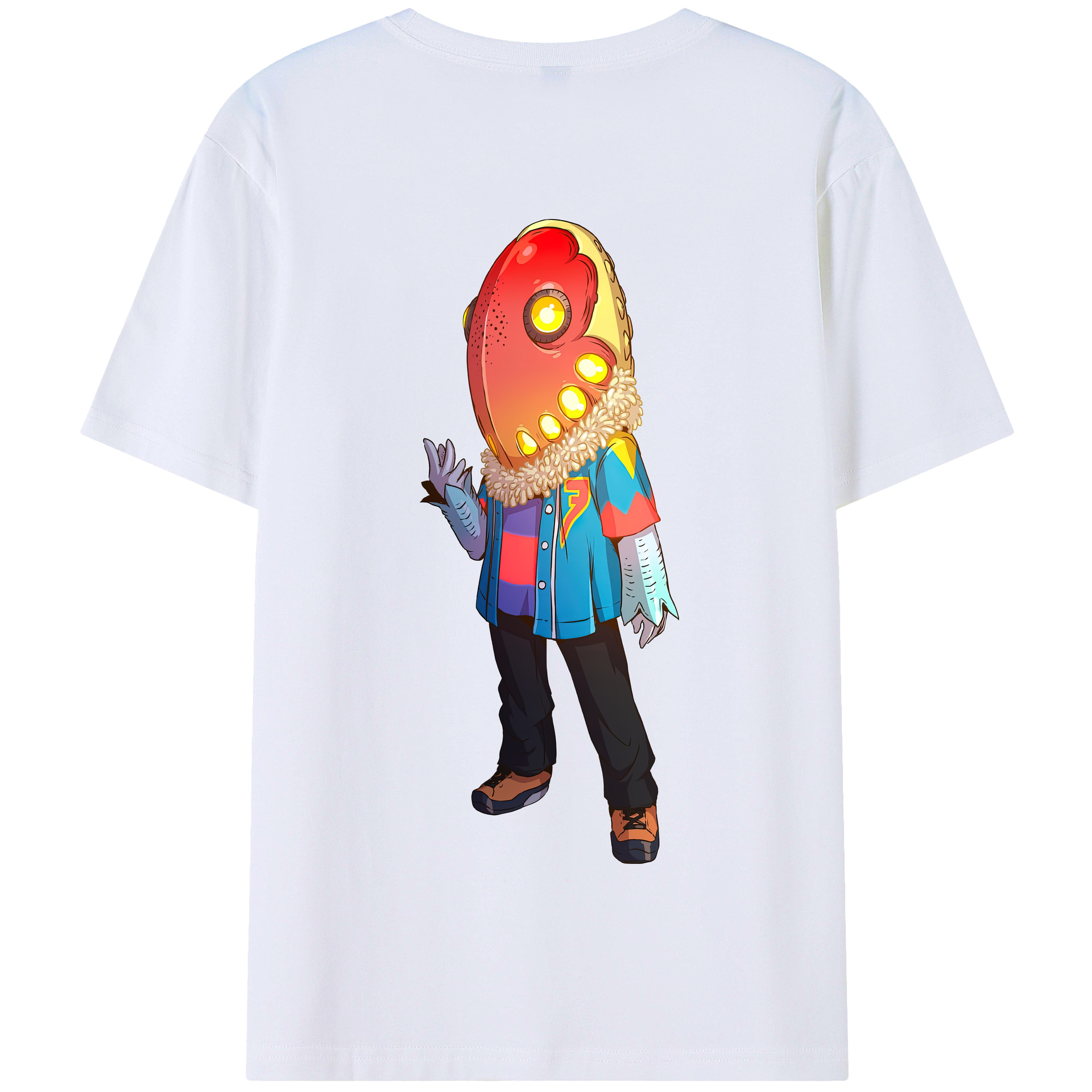 （画像用） ウルトラマン Ultraman 綿100％半袖Tシャツ（背面プリント）